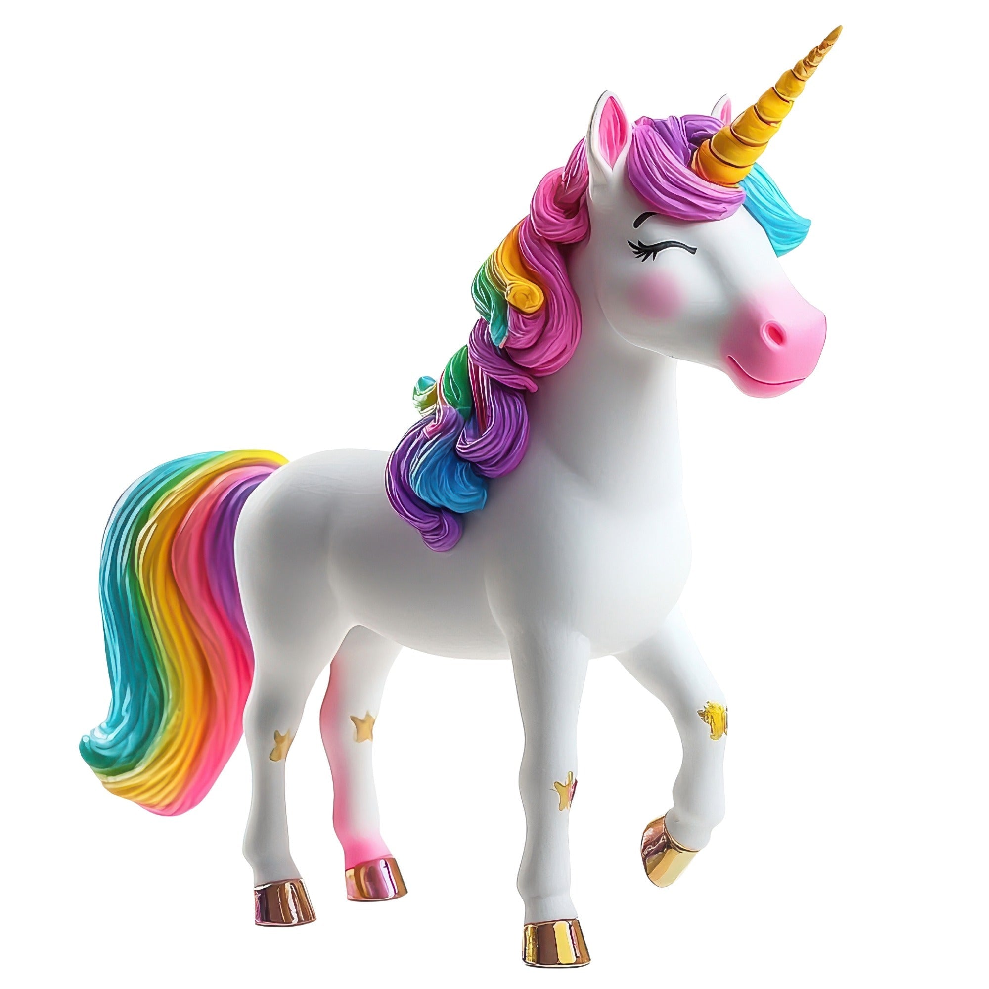 Mini stone Unicorn // Handmade Keepsake // Healing Animal Totem // 8 x 5 cm handcrafted +storycard - FriendlyTradingCo