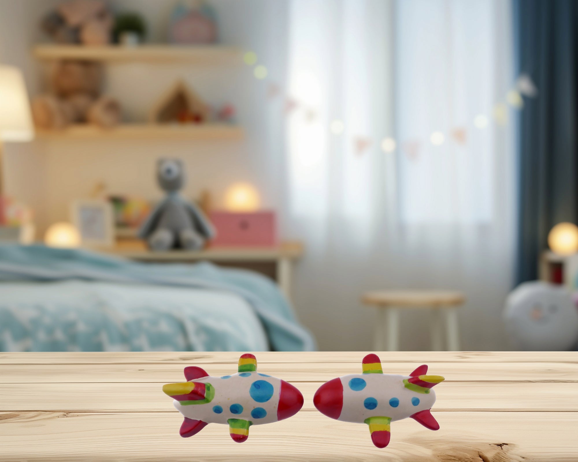 Mini stone vehicles // car, camper van, boat, aeroplane, and rocket // handcrafted in stone Sculpture // 7 cm // + storycard - FriendlyTradingCo