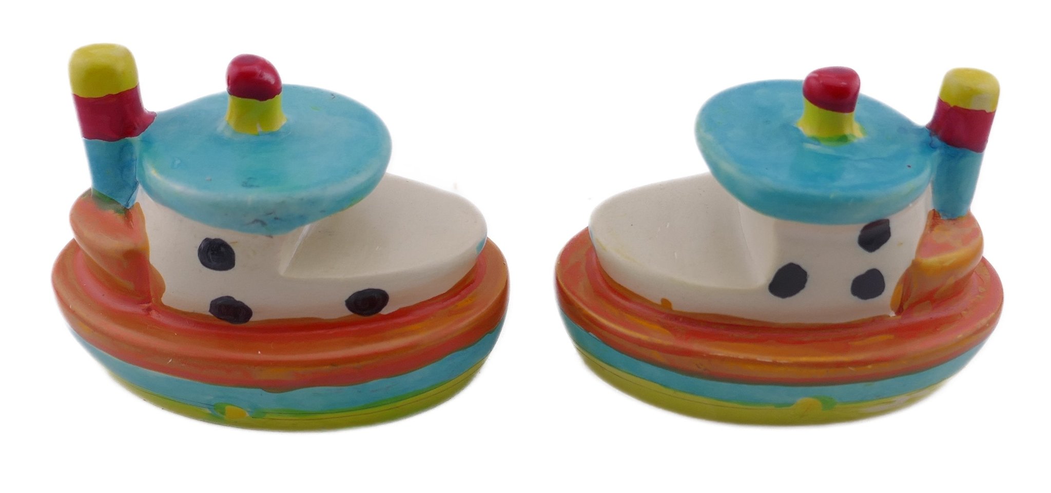 Mini stone vehicles // car, camper van, boat, aeroplane, and rocket // handcrafted in stone Sculpture // 7 cm // + storycard - FriendlyTradingCo