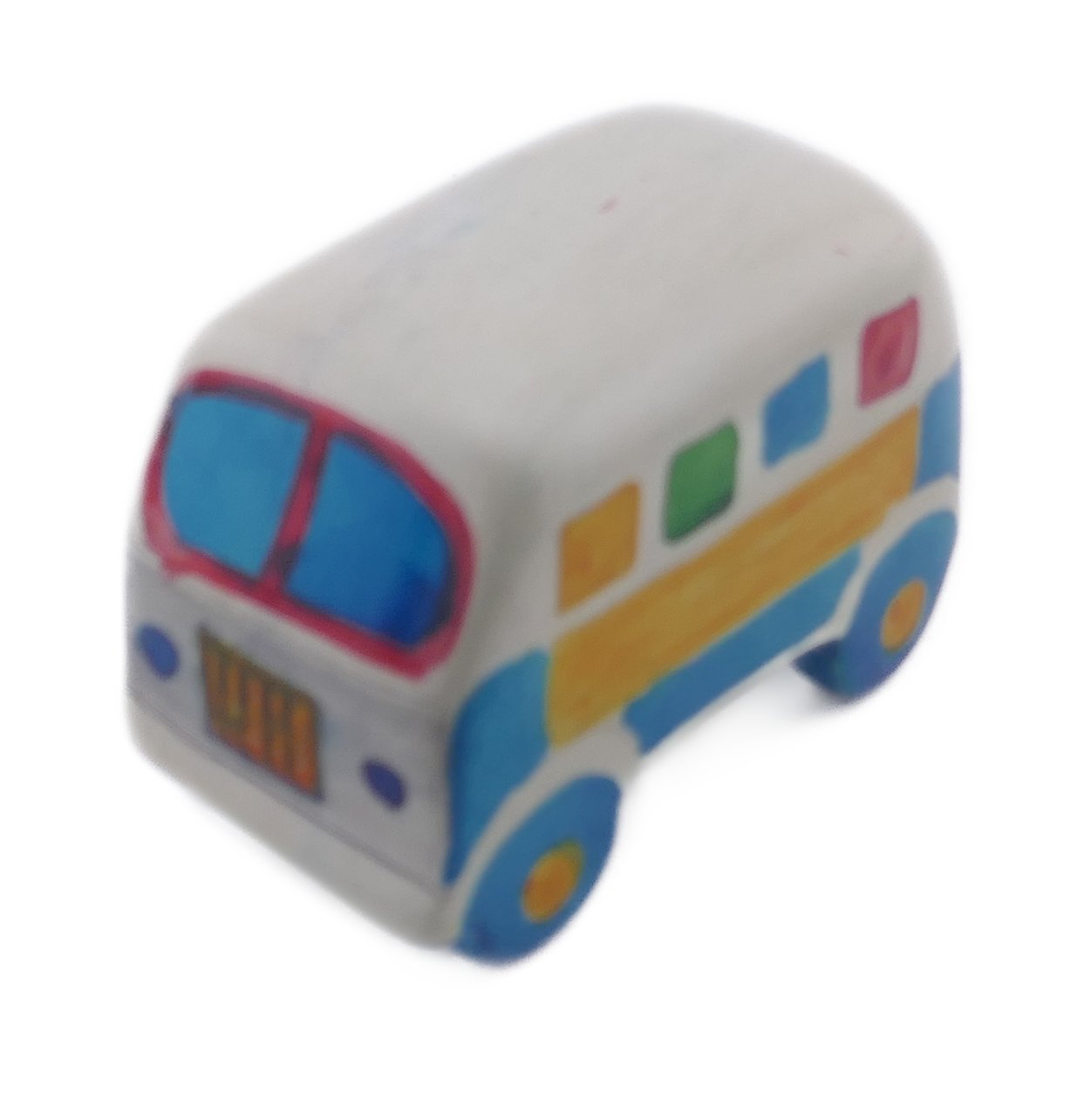 Mini stone vehicles // car, camper van, boat, aeroplane, and rocket // handcrafted in stone Sculpture // 7 cm // + storycard - FriendlyTradingCo