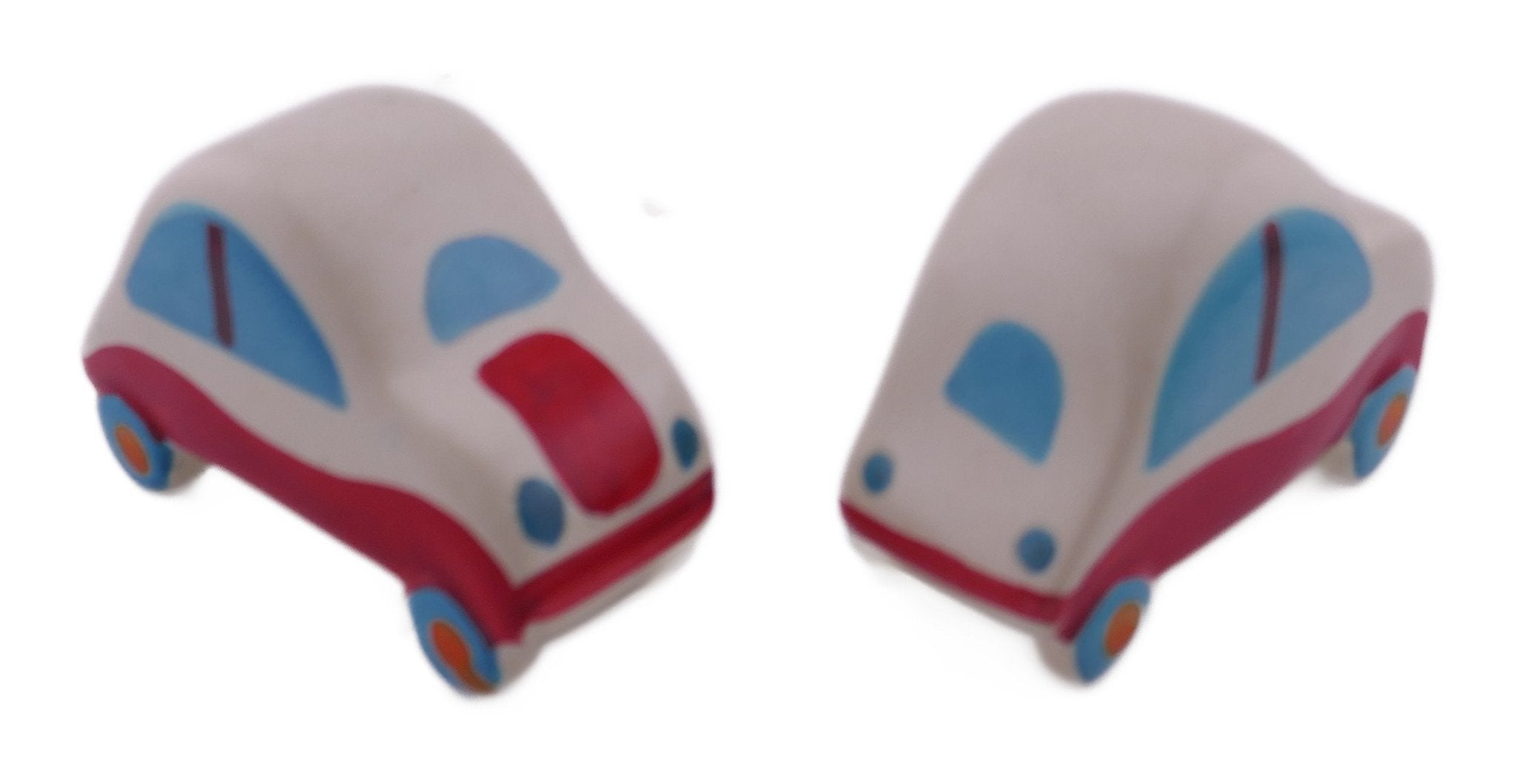 Mini stone vehicles // car, camper van, boat, aeroplane, and rocket // handcrafted in stone Sculpture // 7 cm // + storycard - FriendlyTradingCo