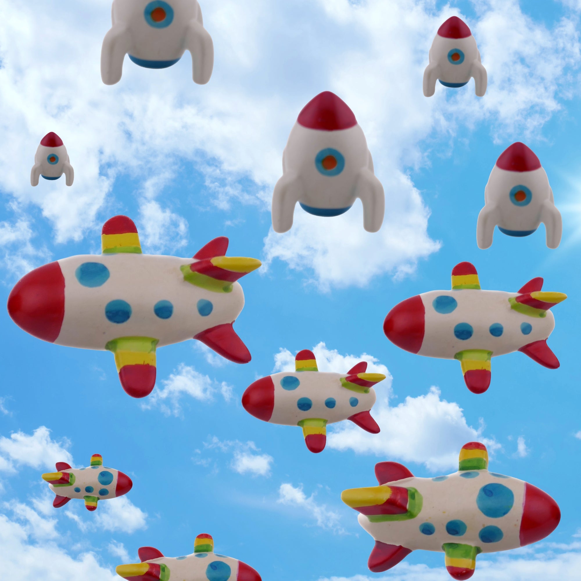 Mini stone vehicles // car, camper van, boat, aeroplane, and rocket // handcrafted in stone Sculpture // 7 cm // + storycard - FriendlyTradingCo