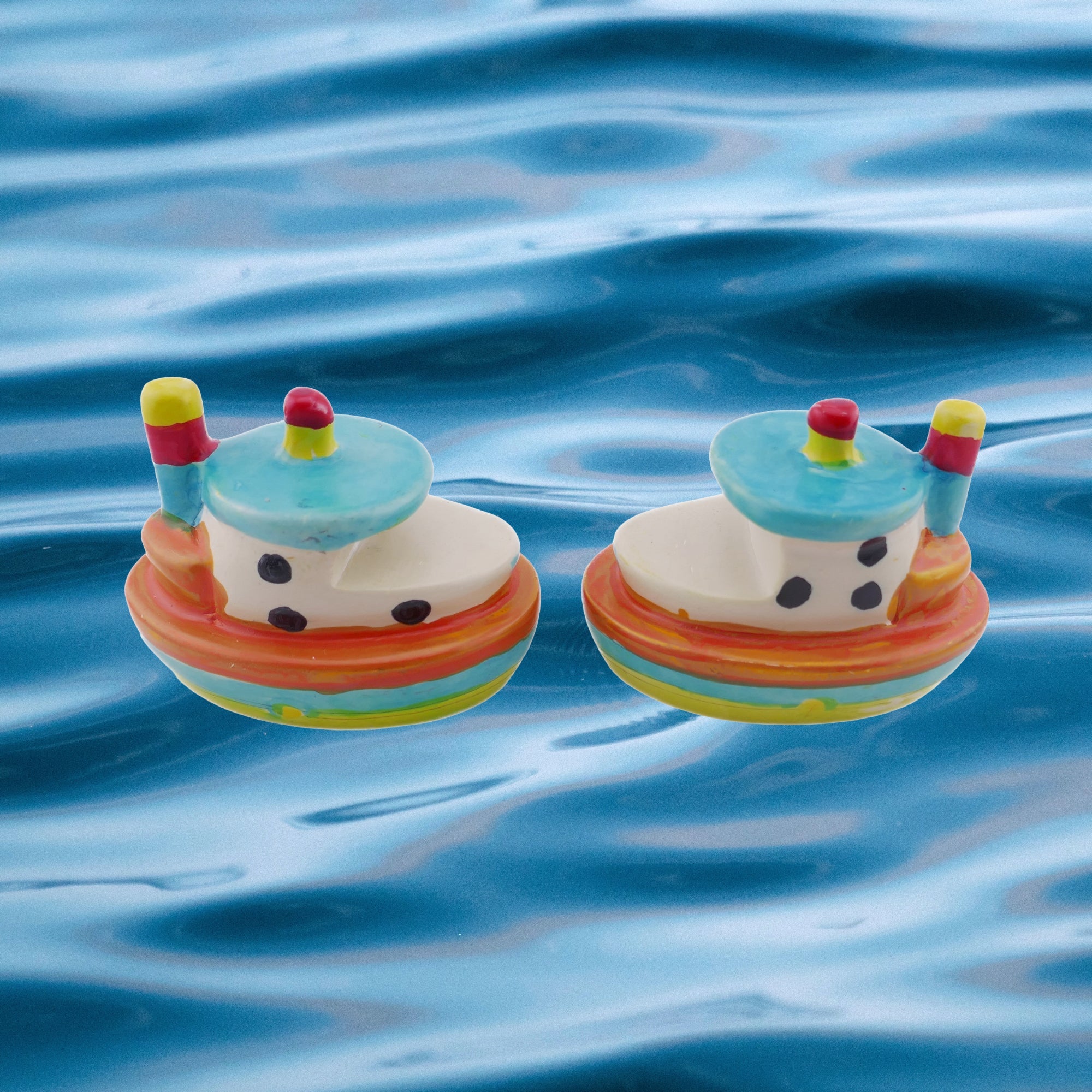 Mini stone vehicles // car, camper van, boat, aeroplane, and rocket // handcrafted in stone Sculpture // 7 cm // + storycard - FriendlyTradingCo