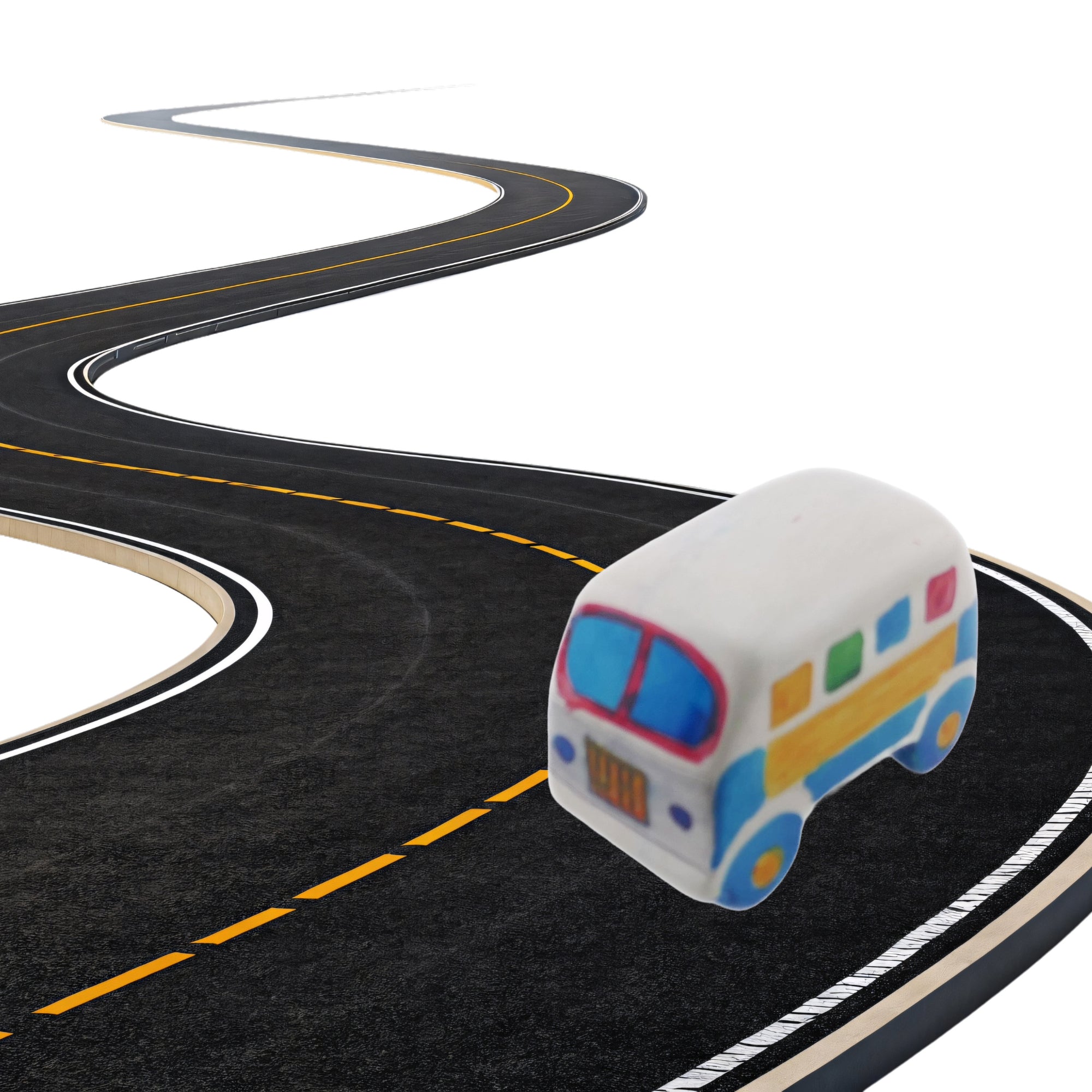 Mini stone vehicles // car, camper van, boat, aeroplane, and rocket // handcrafted in stone Sculpture // 7 cm // + storycard - FriendlyTradingCo