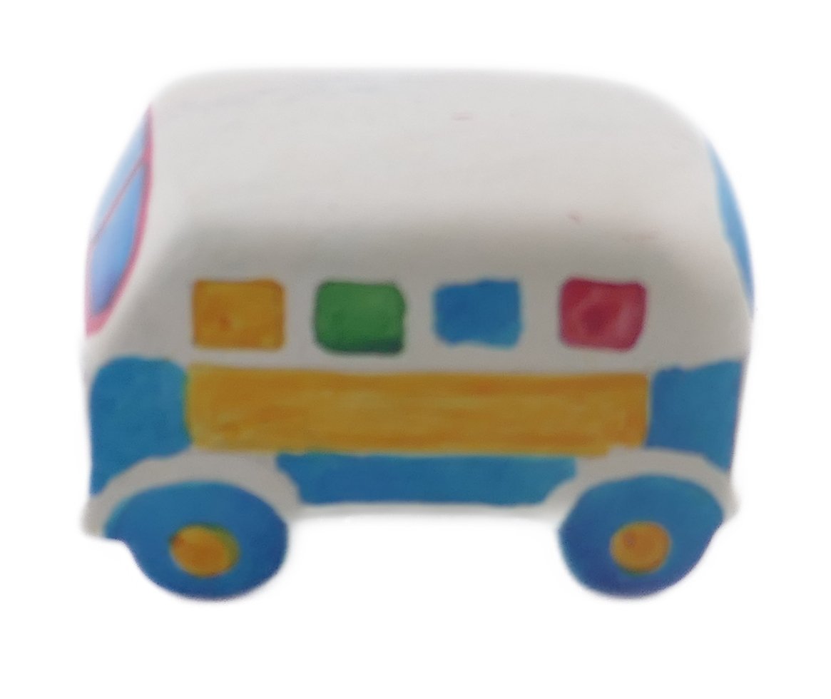 Mini stone vehicles // car, camper van, boat, aeroplane, and rocket // handcrafted in stone Sculpture // 7 cm // + storycard - FriendlyTradingCo