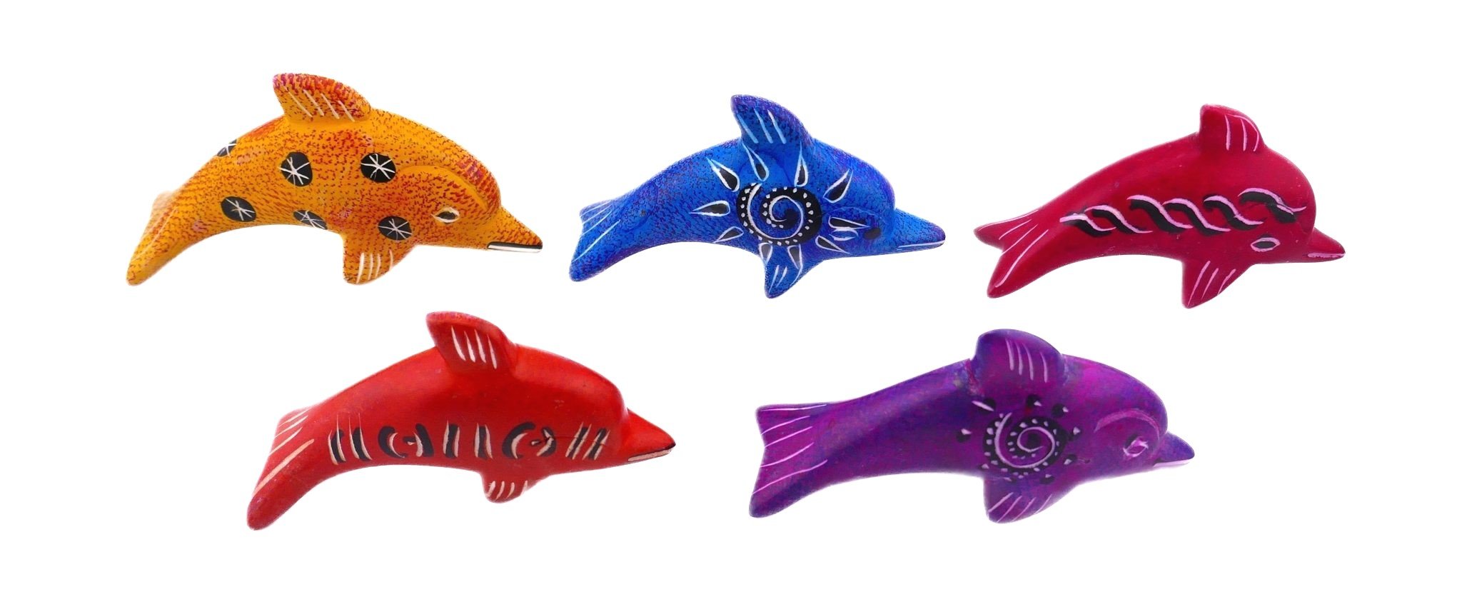 My Spirit Animal – Hand - Carved Soapstone Companions // Dolphin // Spiritual identity // 5.5 cm with Gift Box & story card - FriendlyTradingCo