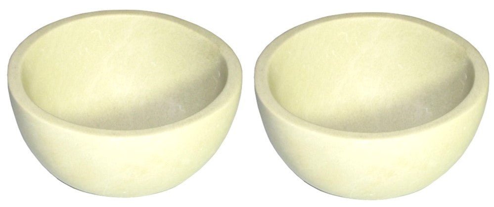 Natural Stone Bowls // Handcrafted from soapstone // 5 - 8 inch / 12 - 20 cm // Breakfast, Dessert, Salad, Serving Bowl sizes // Create Your Set // incl storycard - FriendlyTradingCo