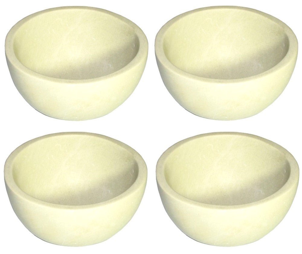 Natural Stone Bowls // Handcrafted from soapstone // 5 - 8 inch / 12 - 20 cm // Breakfast, Dessert, Salad, Serving Bowl sizes // Create Your Set // incl storycard - FriendlyTradingCo