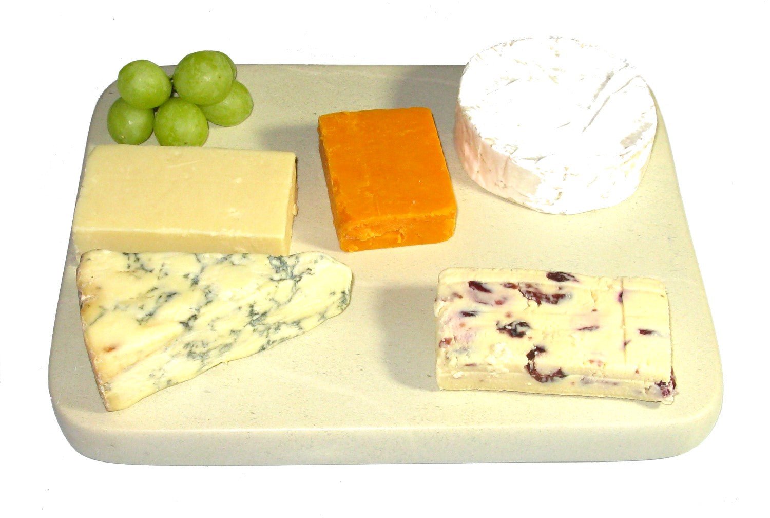 Natural Stone Serving Platter // Two sizes Cheese Cold Meats Sushi Fruit Fish Biscuits Bread Desserts Cakes // with Storycard - FriendlyTradingCo