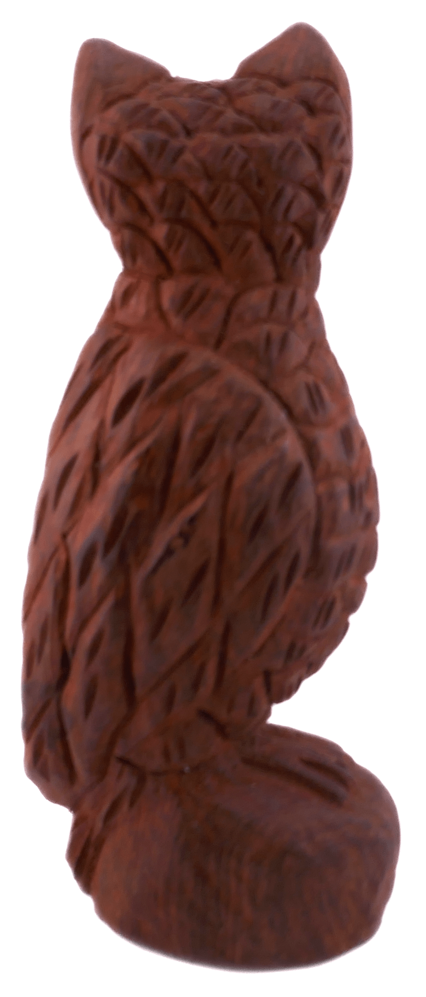 Owl, Hand made wooden carving, 19 cm - FriendlyTradingCo