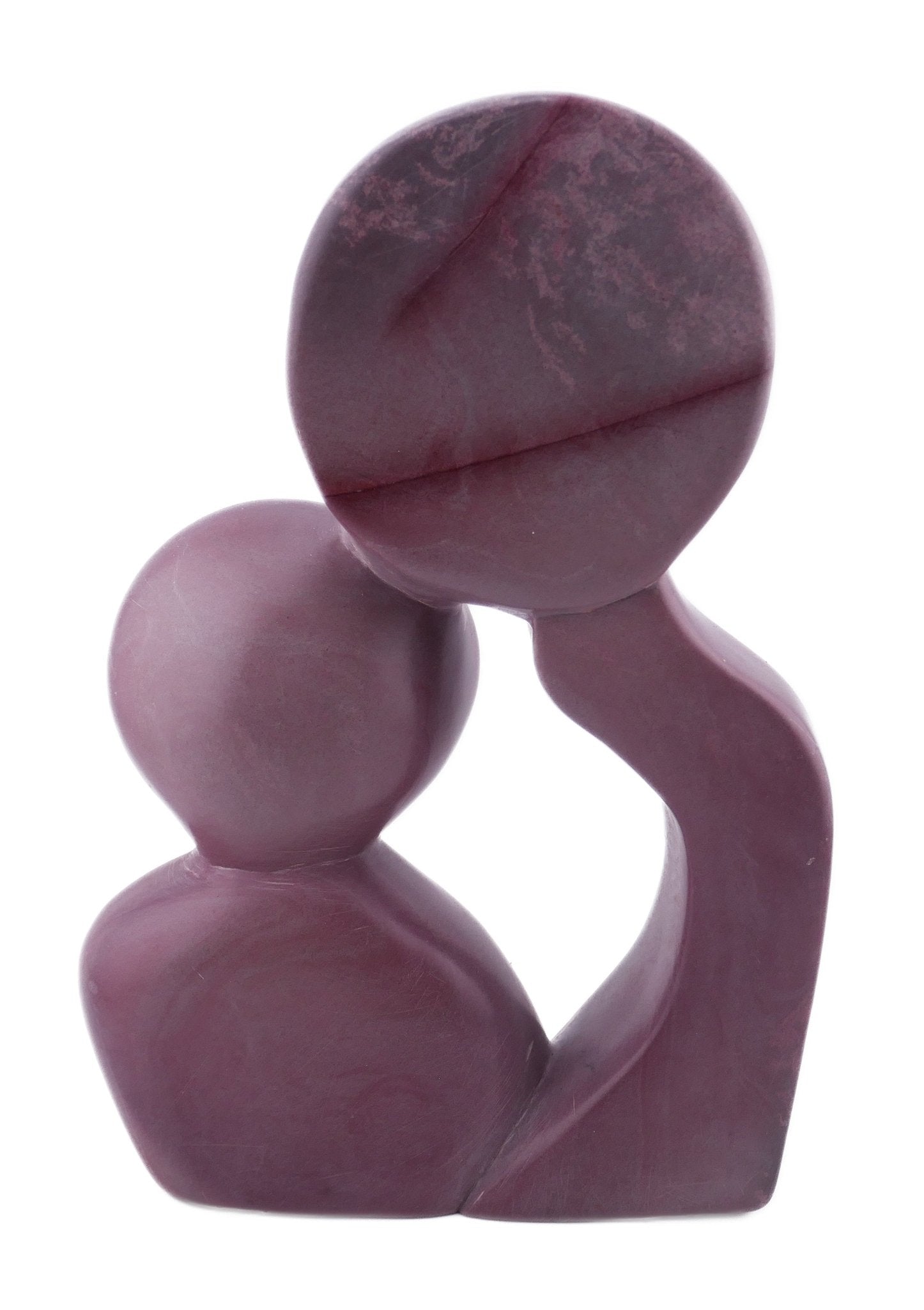 Parent and Child // Mother and Daughter // stone sculpture 18 cm / Hand crafted in Africa // +Storycard - FriendlyTradingCo
