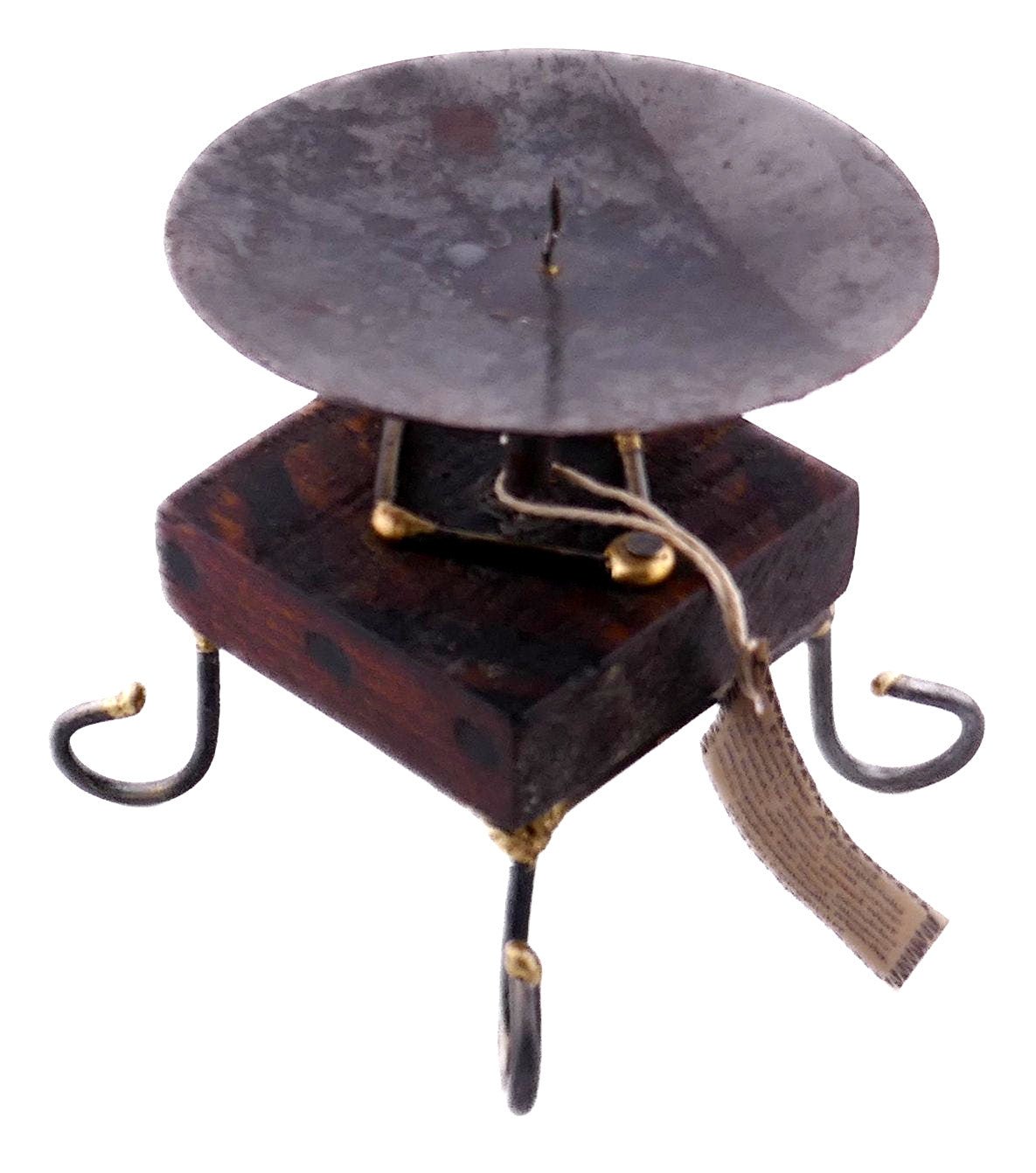 Set of African Wood & Metal Tealight and Candle Holders // Single / Double / Triple // Handcrafted with candle & Storycard - FriendlyTradingCo