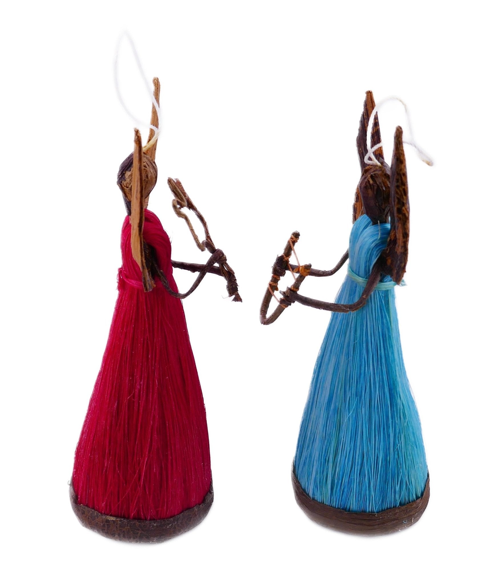 Sisal Angel Decoration Children`s Christmas Tree 15cm + Storycard - FriendlyTradingCo