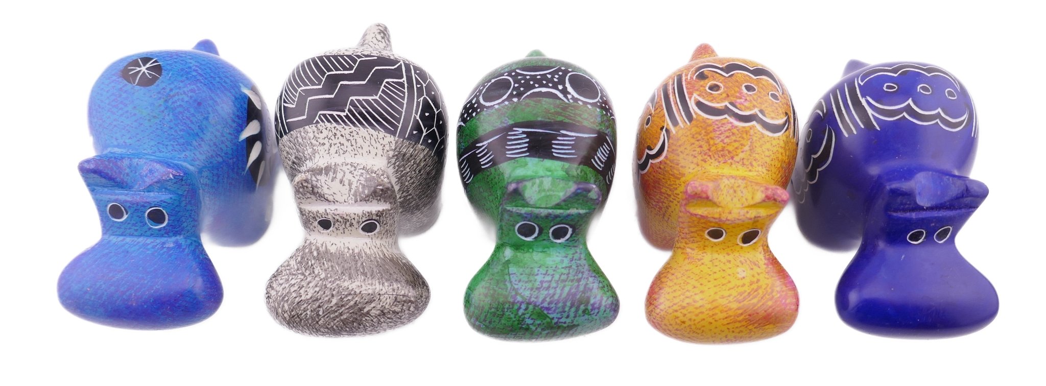 Small stone Hippo // Handmade African Wild Animal Keepsake // Healing Animal Totem // 8 x 5 cm handcrafted + storycard - FriendlyTradingCo