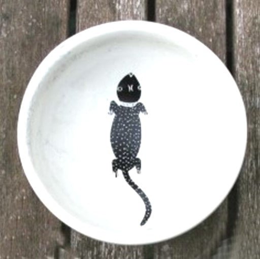 Soapstone Snack Bowls - Gecko Lizard design // Single or set // with Story - card - FriendlyTradingCo