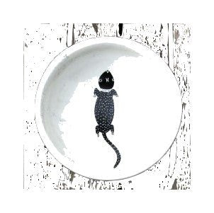 Soapstone Snack Bowls - Gecko Lizard design // Single or set // with Story - card - FriendlyTradingCo