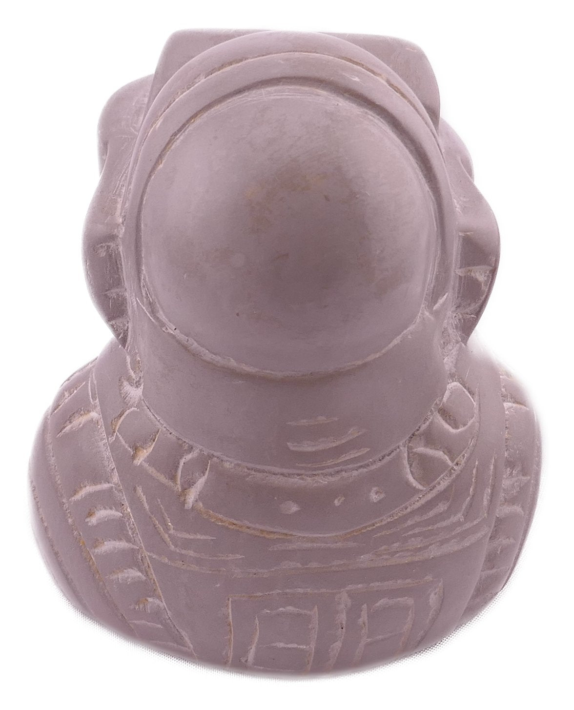 Stone Age Spaceman Sculpture // Hand carved stone sculpture 10 x 8 cm // Created in the birthplace of humanity // +Storycard - FriendlyTradingCo