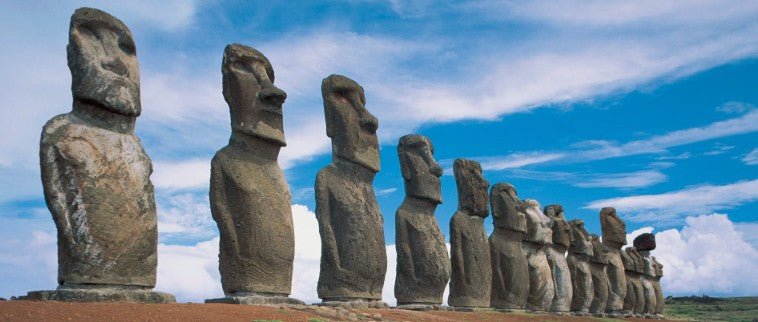 Stone Easter Island Statue Tealight Holder 14cm with Storycard - FriendlyTradingCo