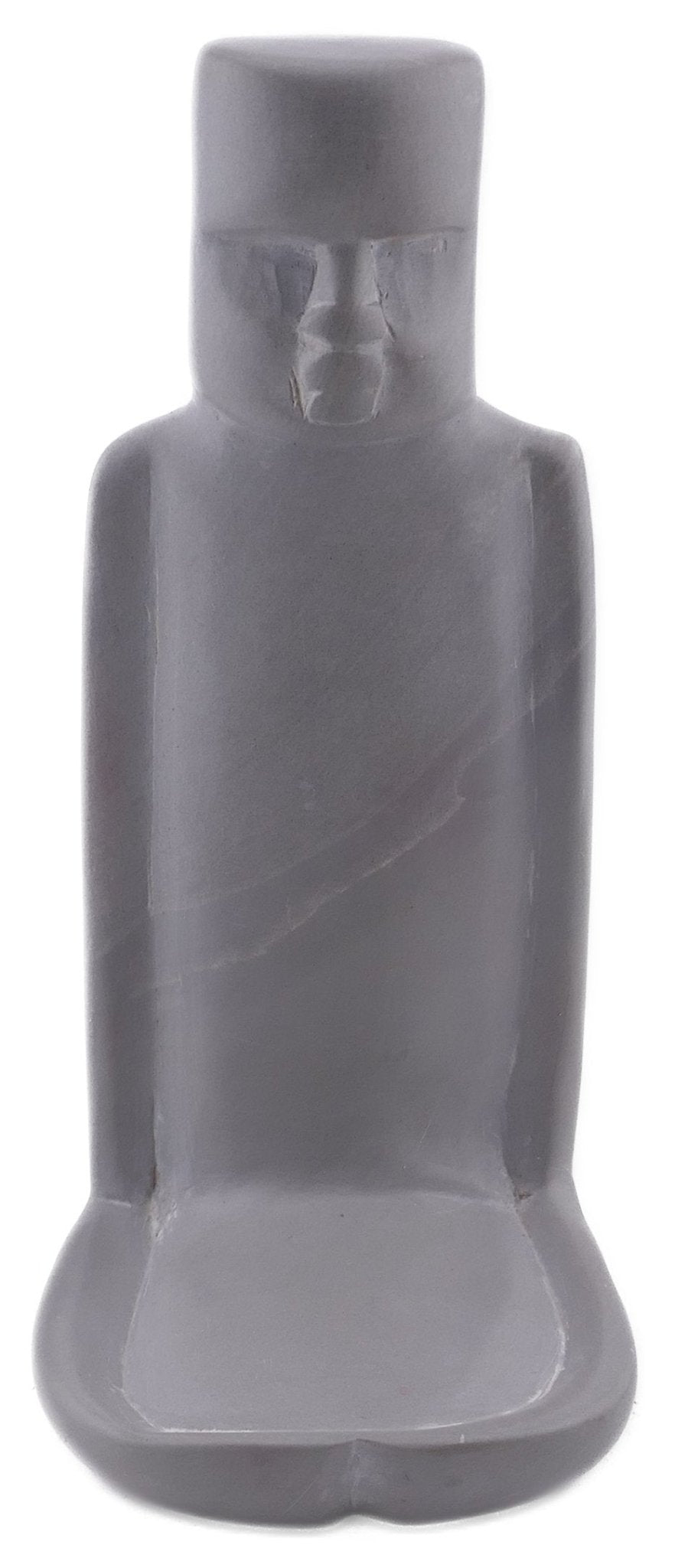 Stone Easter Island Statue Tealight Holder 14cm with Storycard - FriendlyTradingCo