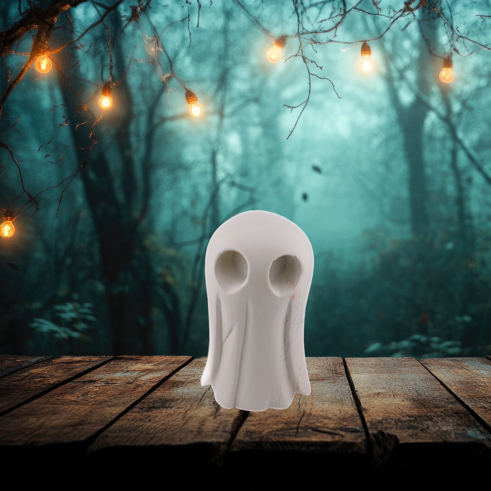 Stone Ghost Sculpture // 17 cm / Hand crafted in Africa // +Storycard - FriendlyTradingCo