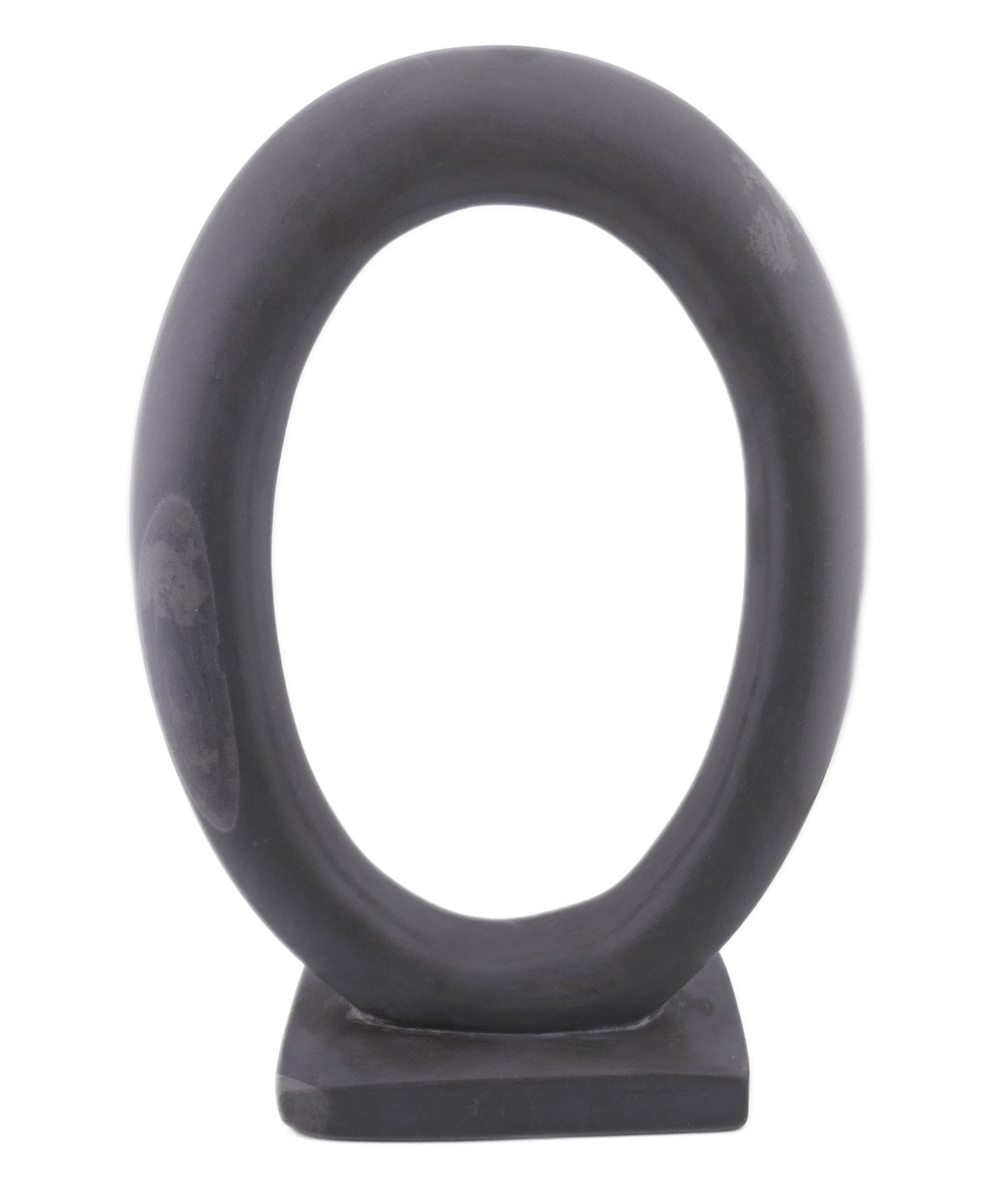 Stone Halo Sculpture // stone sculpture 29 cm / Hand crafted in Africa // +Storycard - FriendlyTradingCo