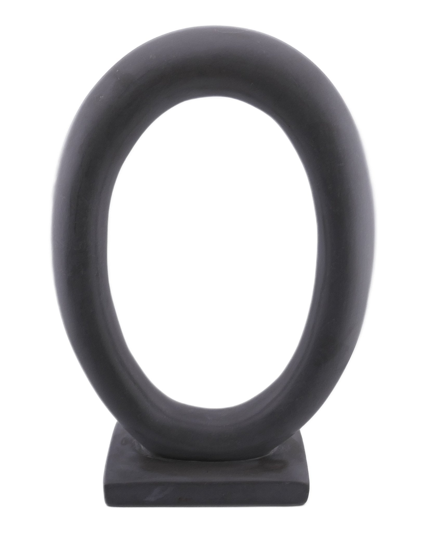 Stone Halo Sculpture // stone sculpture 29 cm / Hand crafted in Africa // +Storycard - FriendlyTradingCo