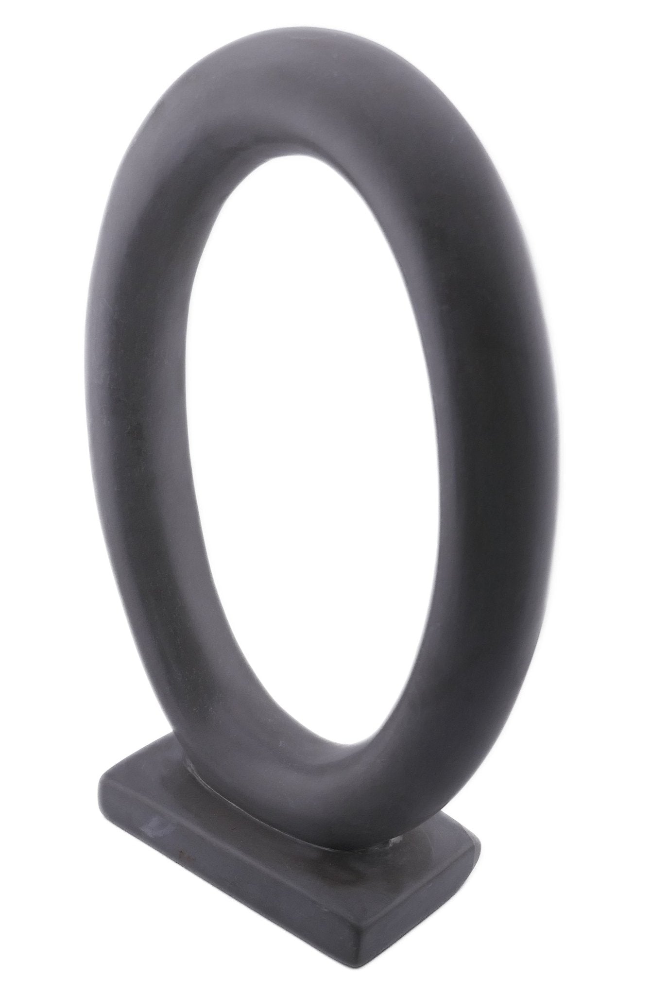 Stone Halo Sculpture // stone sculpture 29 cm / Hand crafted in Africa // +Storycard - FriendlyTradingCo