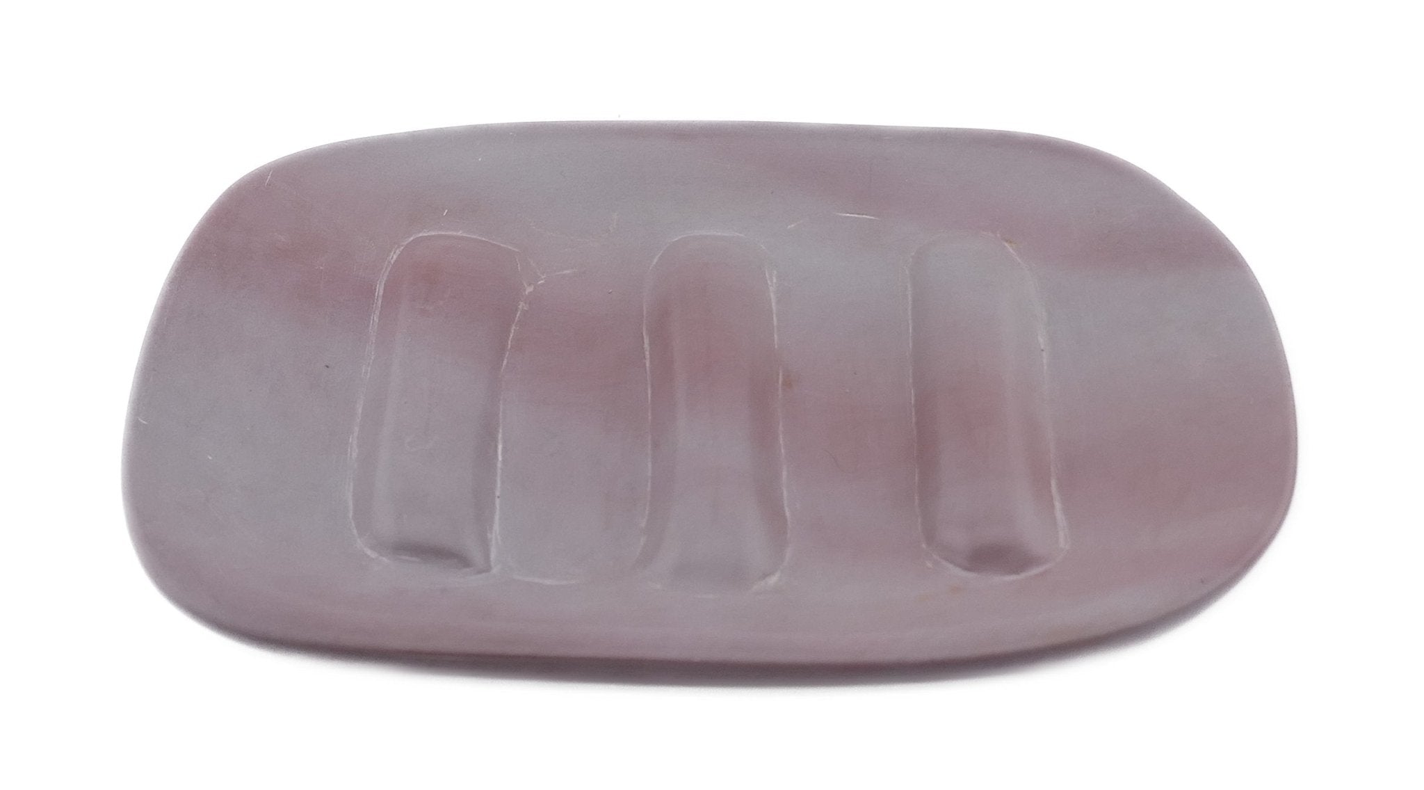 Stone Rectangular Soap Dish // handcrafted / 15 cm with Storycard - FriendlyTradingCo