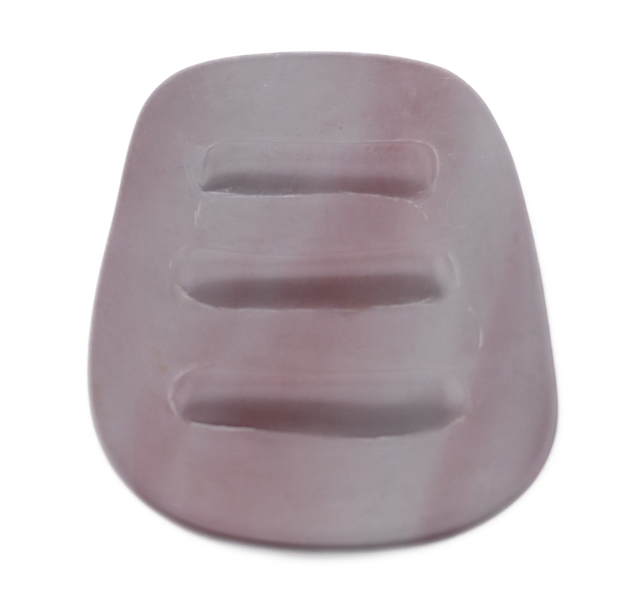 Stone Rectangular Soap Dish // handcrafted / 15 cm with Storycard - FriendlyTradingCo