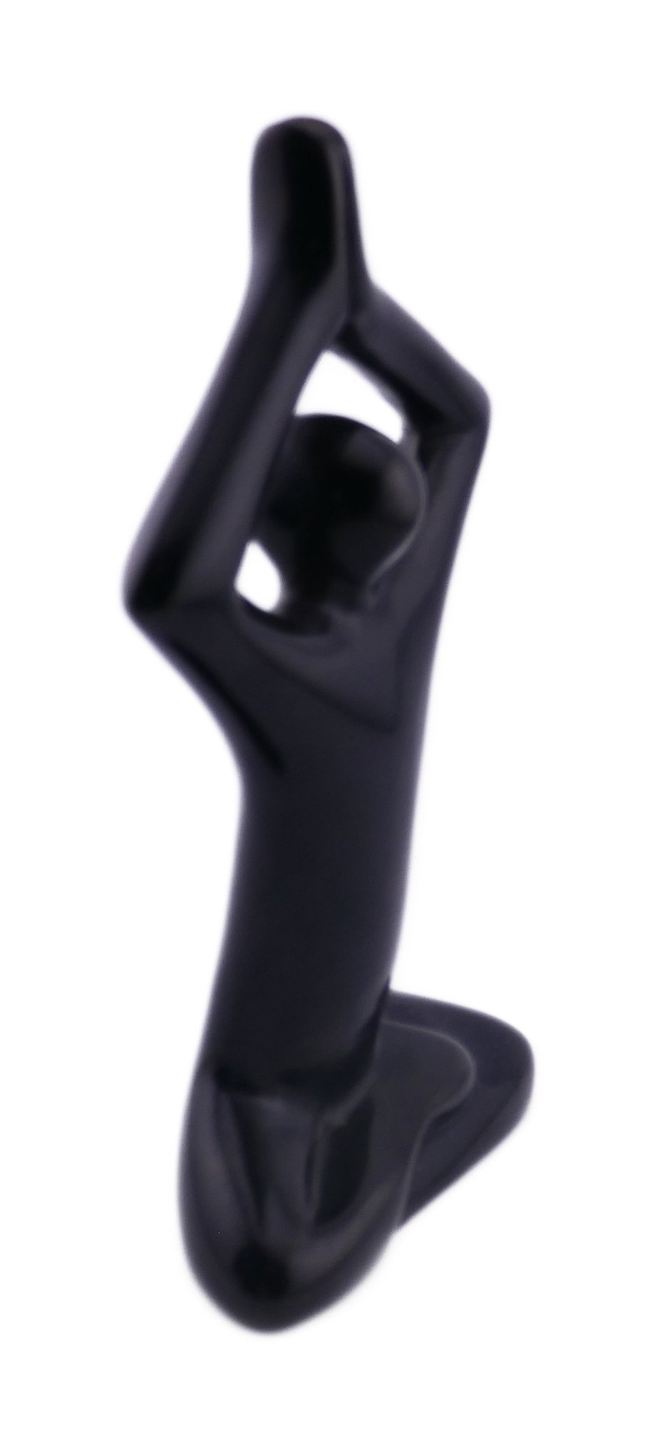 Stone Spiritual Meditation Sculpture Black and White 15cm / 6 inch Yin and Yang + Storycard - FriendlyTradingCo