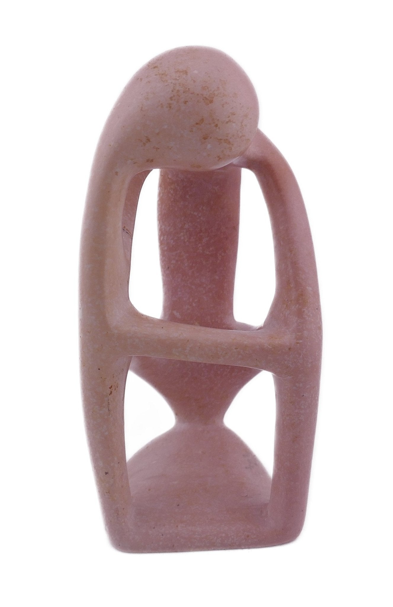 Stone Thinker Sculpture // stone sculpture 11 cm / Hand crafted in Africa // +Storycard - FriendlyTradingCo