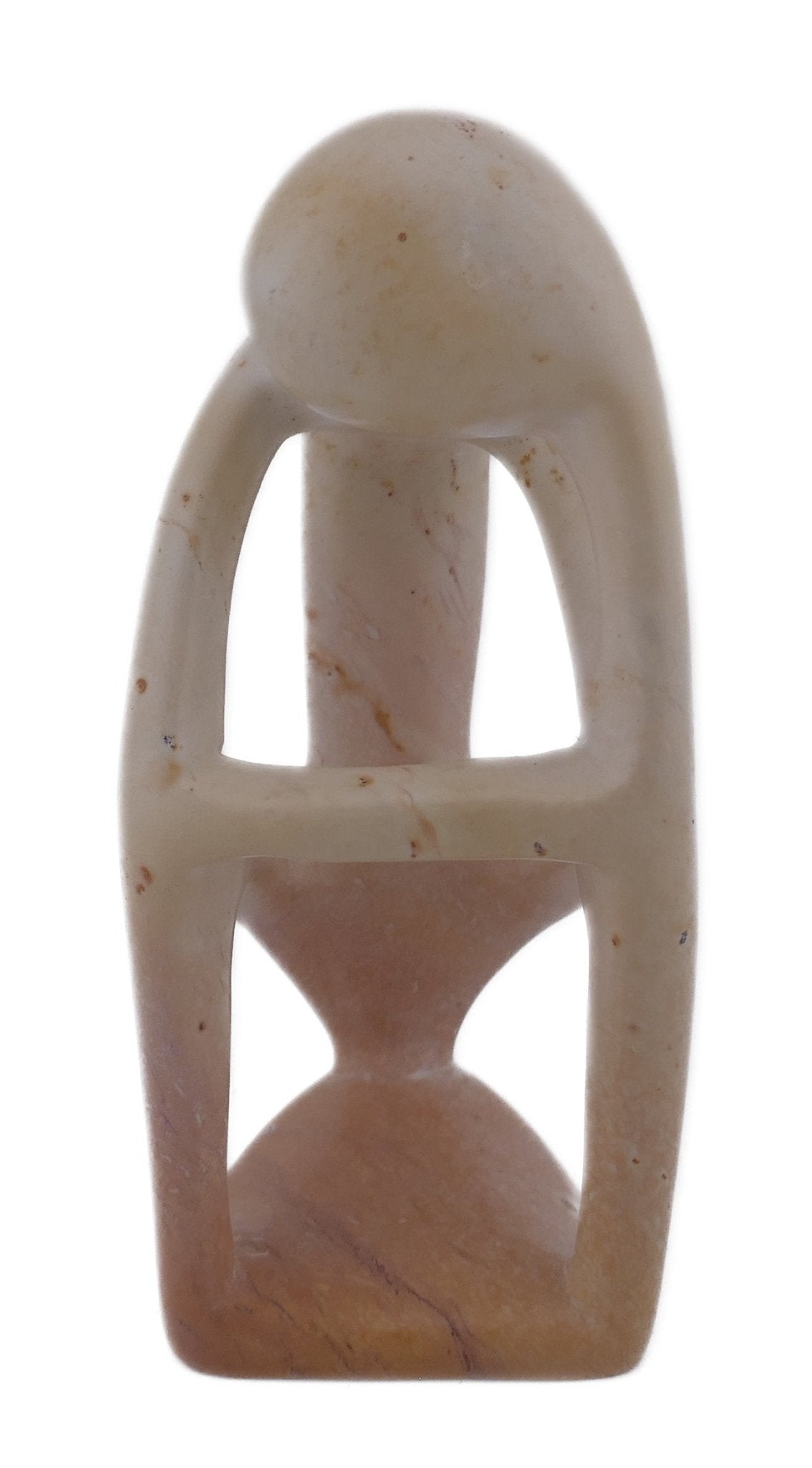 Stone Thinker Sculpture // stone sculpture 11 cm / Hand crafted in Africa // +Storycard - FriendlyTradingCo
