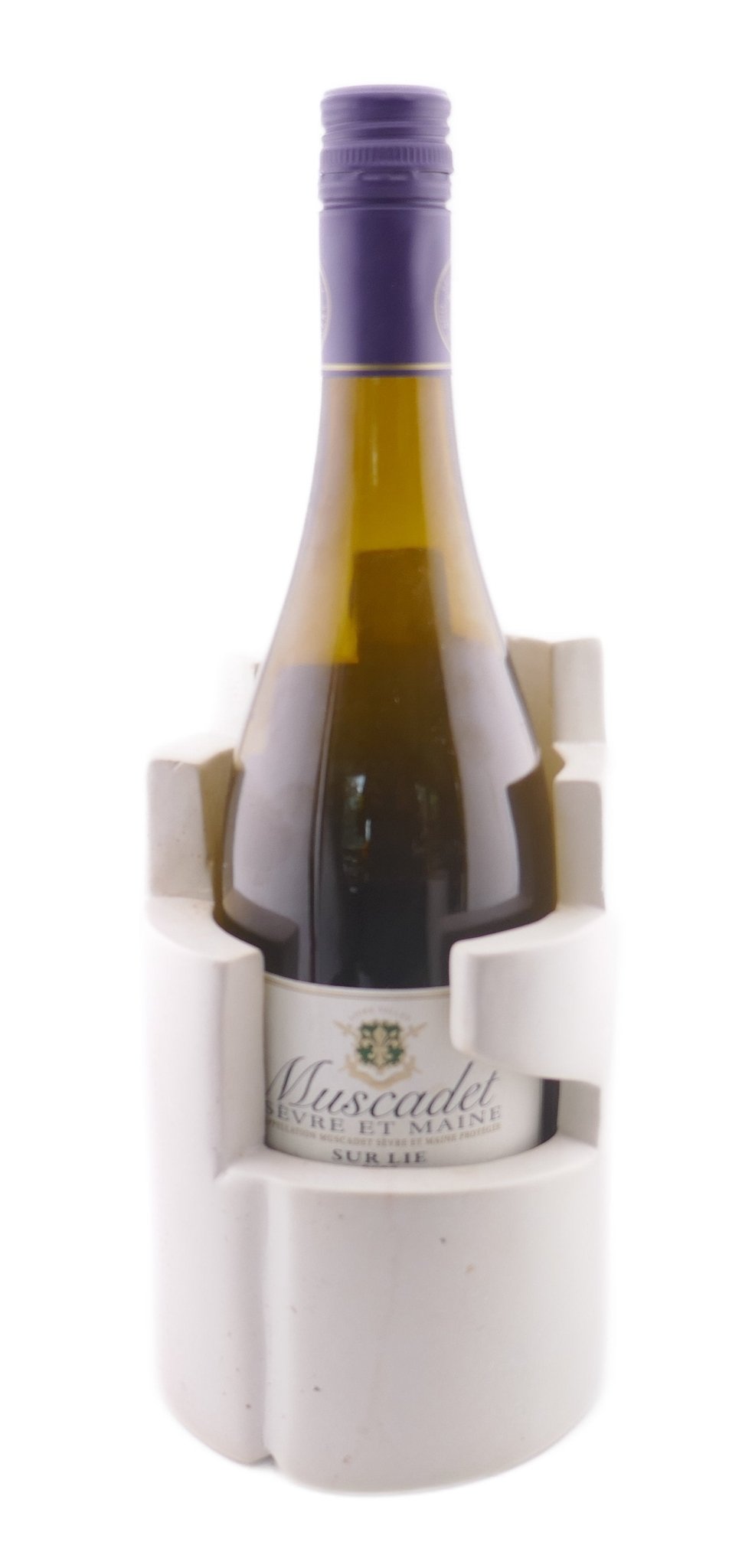 Stone Wine Cooler Castle design hand made 20cm 1.5kg with Storycard - FriendlyTradingCo