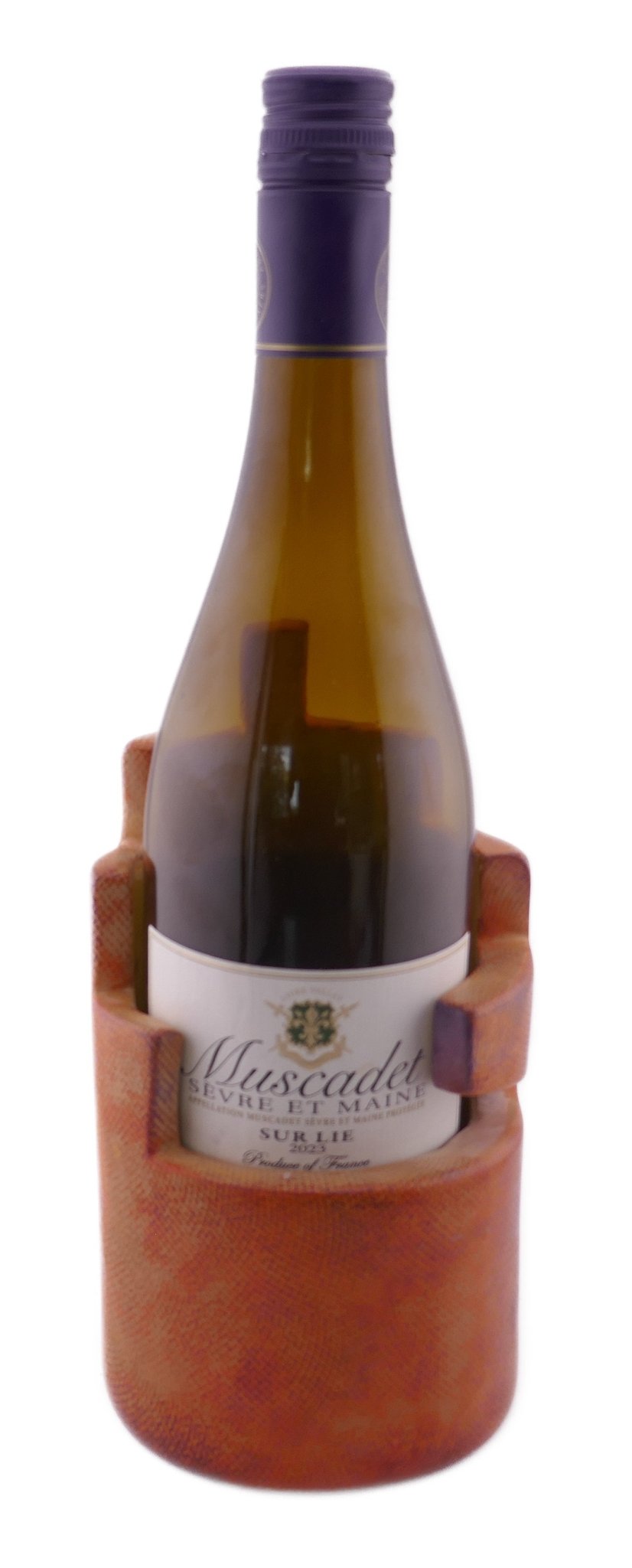 Stone Wine Cooler Castle design hand made 20cm 1.5kg with Storycard - FriendlyTradingCo