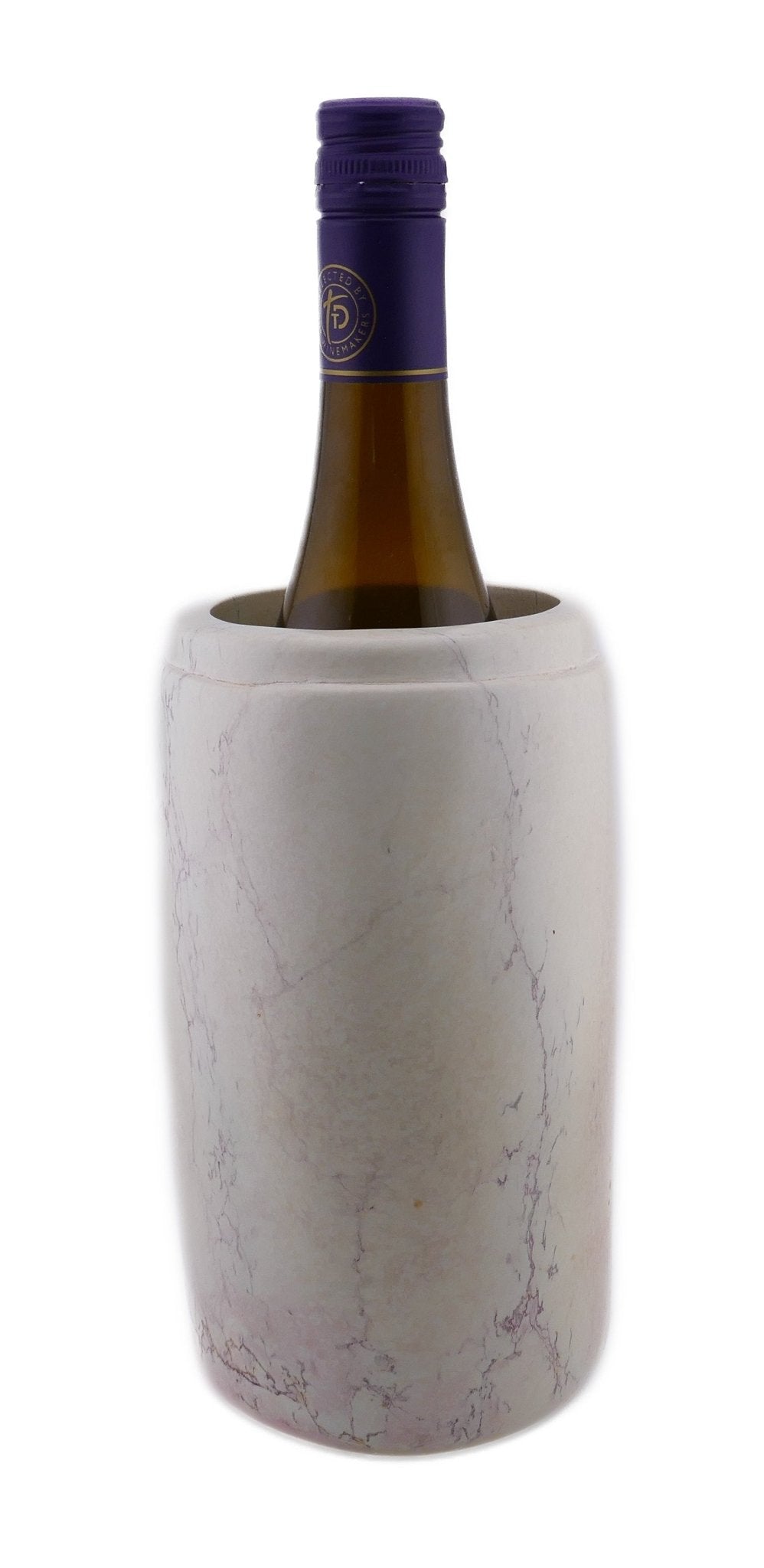 Stone Wine Cooler Classic design hand made 20cm and 15cm with Storycard - FriendlyTradingCo
