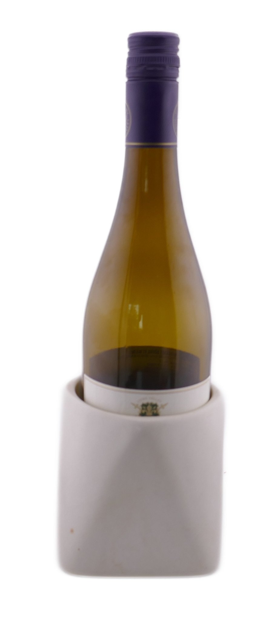 Stone Wine Cooler Geometric design hand made 10cm with Storycard - FriendlyTradingCo