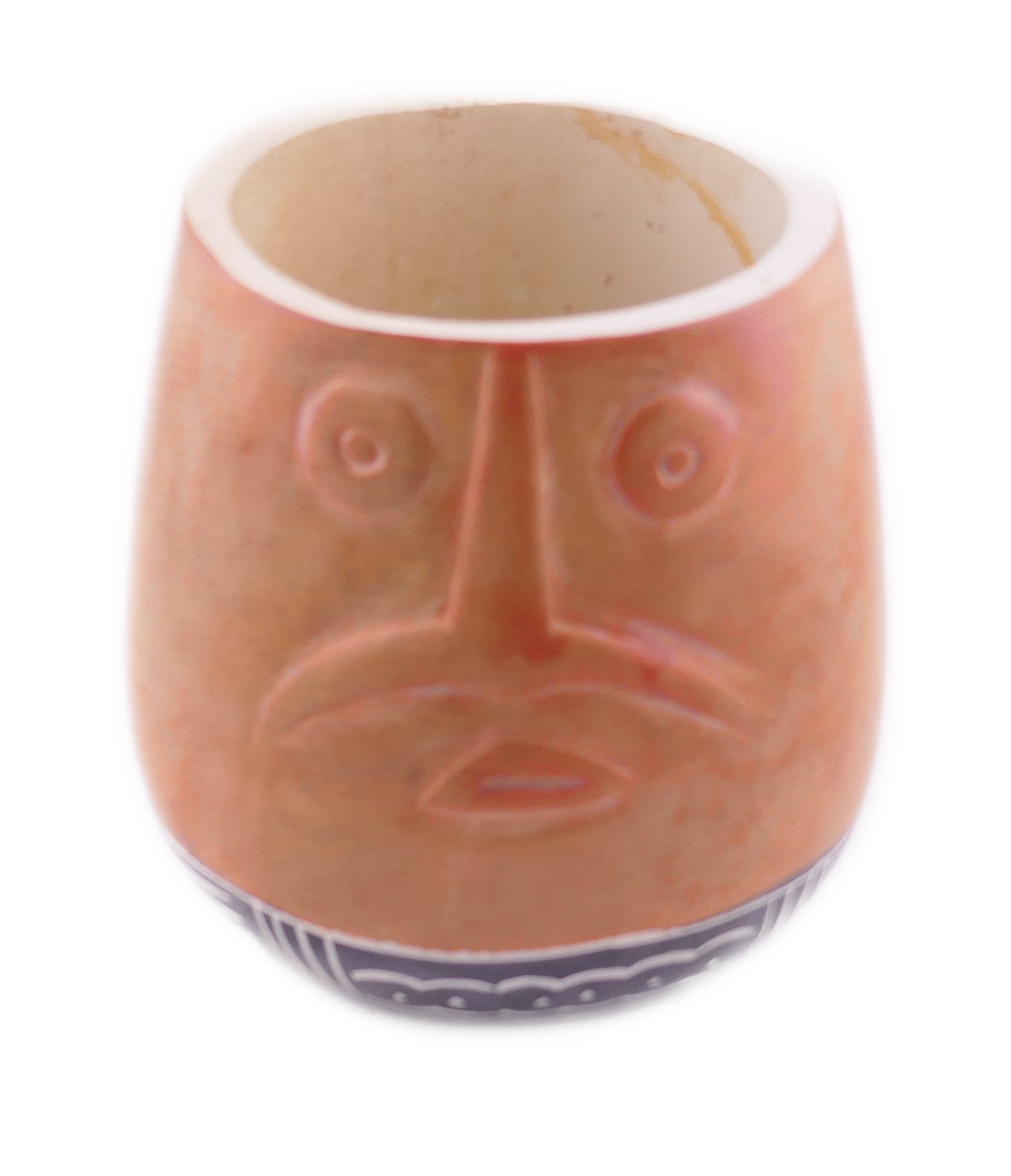 Stone Wine Cooler Maasai Warrior design hand made 15cm and 10cm with Storycard - FriendlyTradingCo