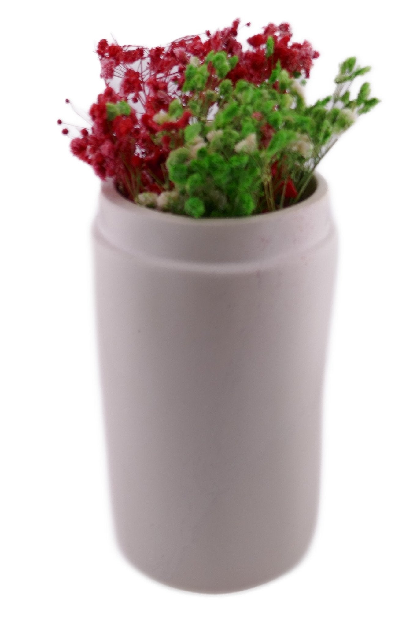 Tall Stone Cottage style Vase with rim hand made 20cm or 14 cm with Storycard - FriendlyTradingCo