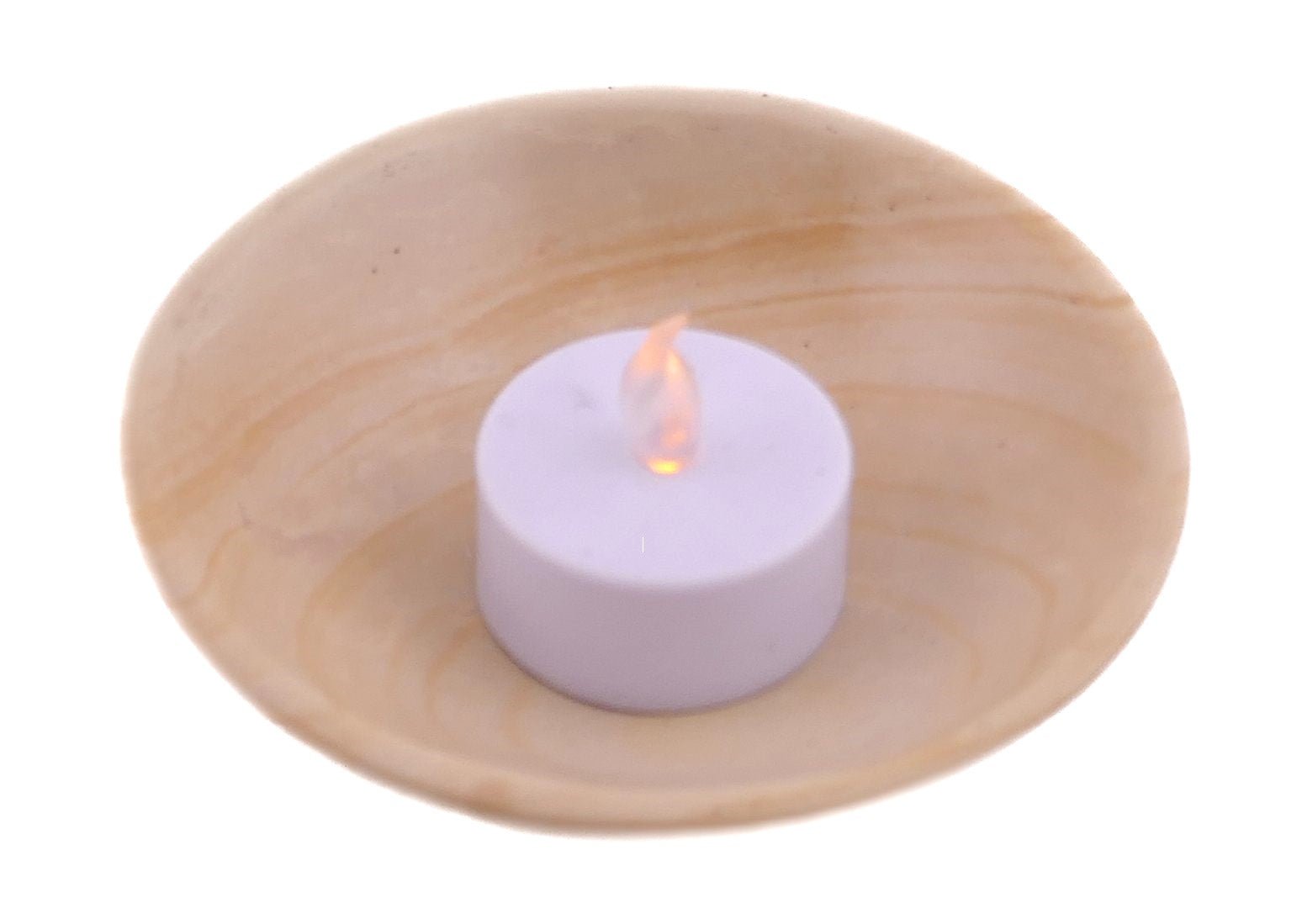 Tealight Bowls // 10 cm hand made in soapstone // African animals or natural // with Storycard - FriendlyTradingCo