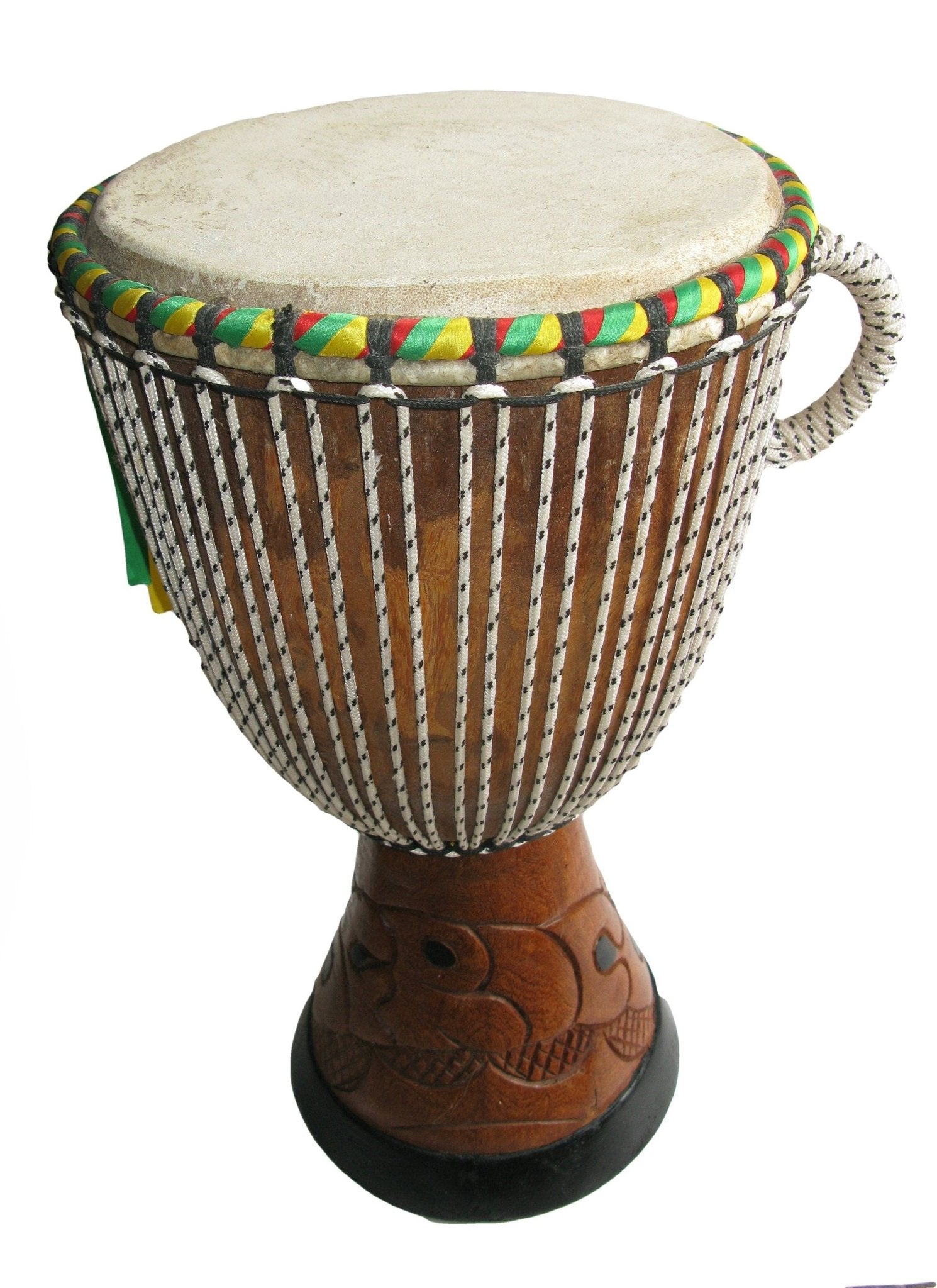 African Djembe Drum 12" /' 30 cm Drum Head 24" / 60 cm Tall Tom Tom Bongo Senegal - FriendlyTradingCo