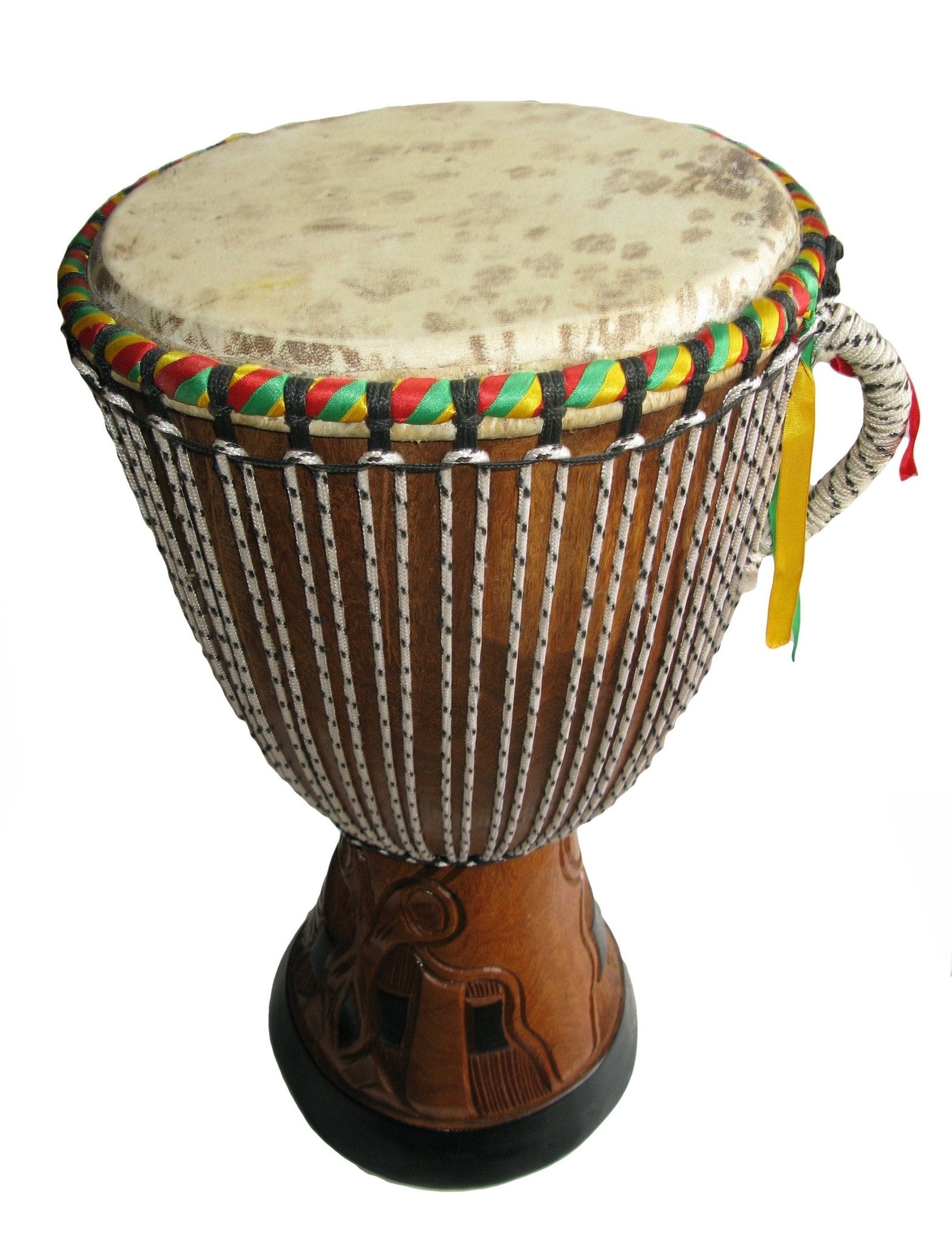 African Djembe Drum 12" /' 30 cm Drum Head 24" / 60 cm Tall Tom Tom Bongo Senegal - FriendlyTradingCo