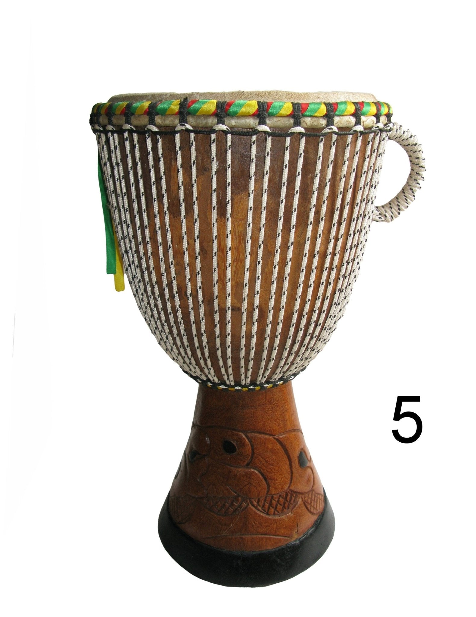 African Djembe Drum 12" /' 30 cm Drum Head 24" / 60 cm Tall Tom Tom Bongo Senegal - FriendlyTradingCo