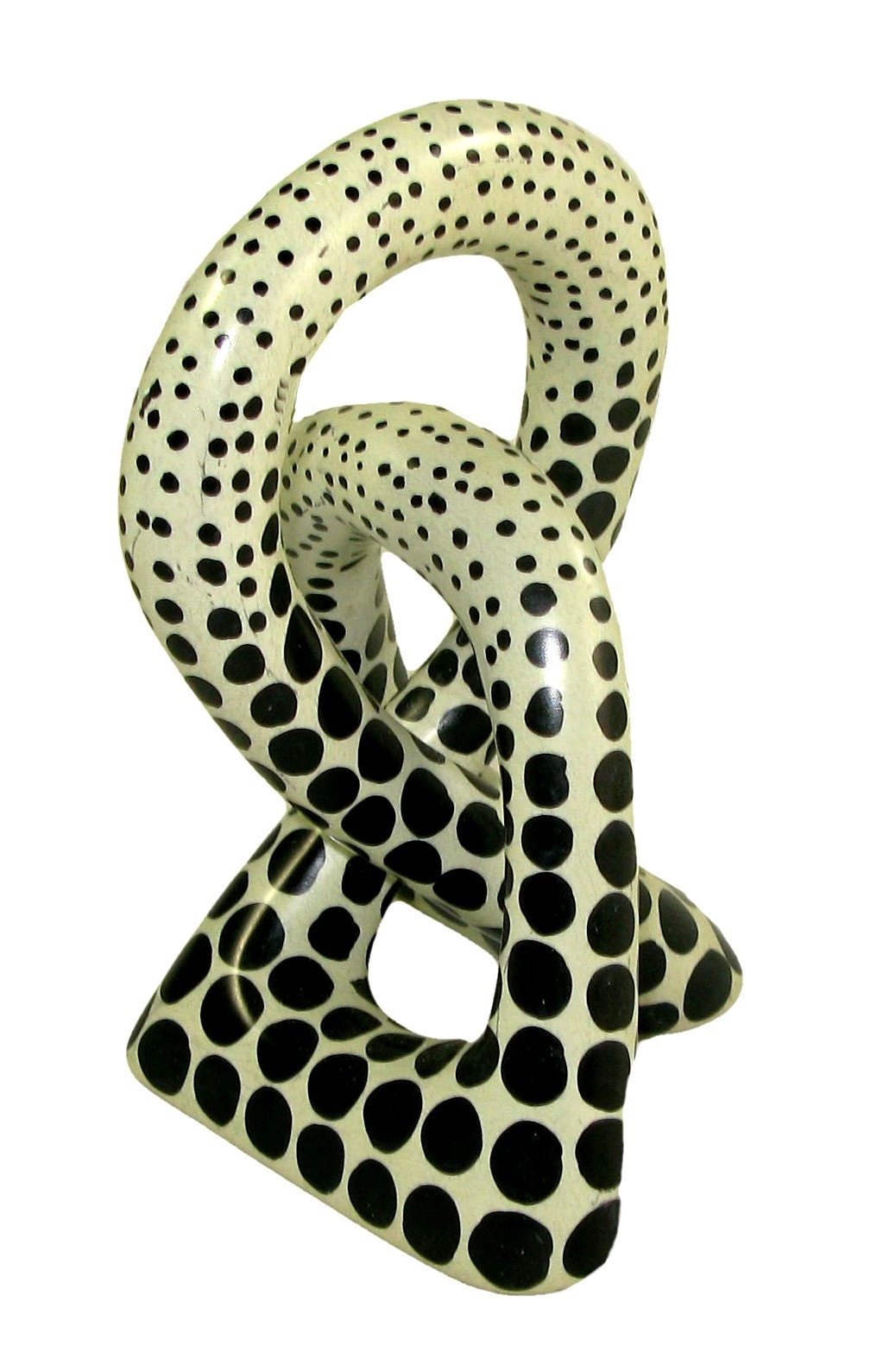 Eternal Knot Handcrafted in Stone - choose your design - 10cm / 4 inch with Storycard - FriendlyTradingCo