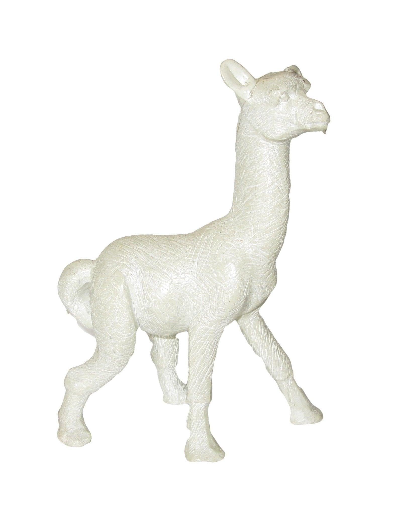Handcrafted Stone Alpaca Llama Sculpture Select 20cm or 15cm with Storycard - FriendlyTradingCo