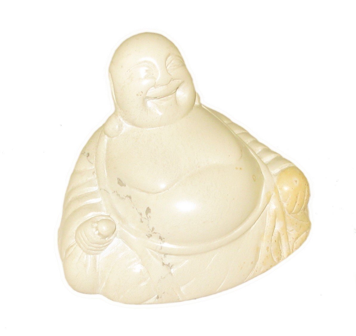 Handcrafted stone Buddha - 10 / 4 inch Tall with Storycard - FriendlyTradingCo