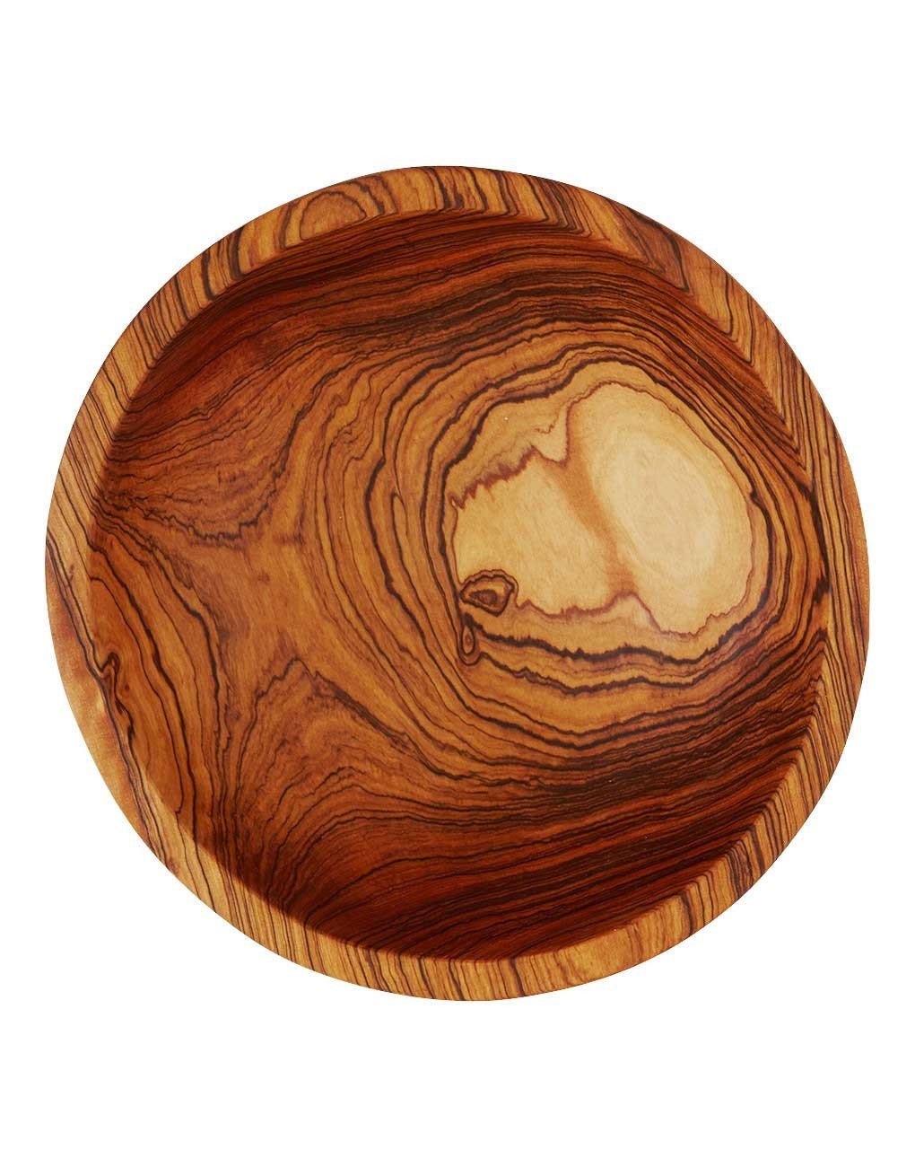 Olivewood Bowl 8 inch 20 cm Handcrafted Natural Wild Olivewood with Story-card