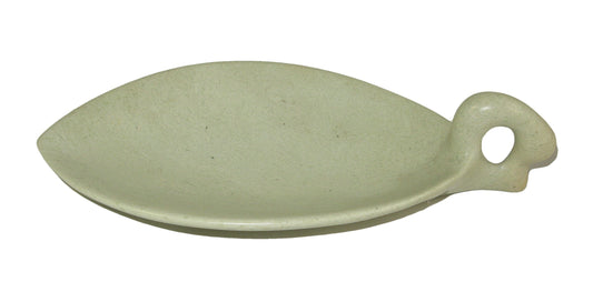 Oval Stone Soap Dish with Swan Head handle Hand Crafted 19 cm / 7.5 inches with Story-card