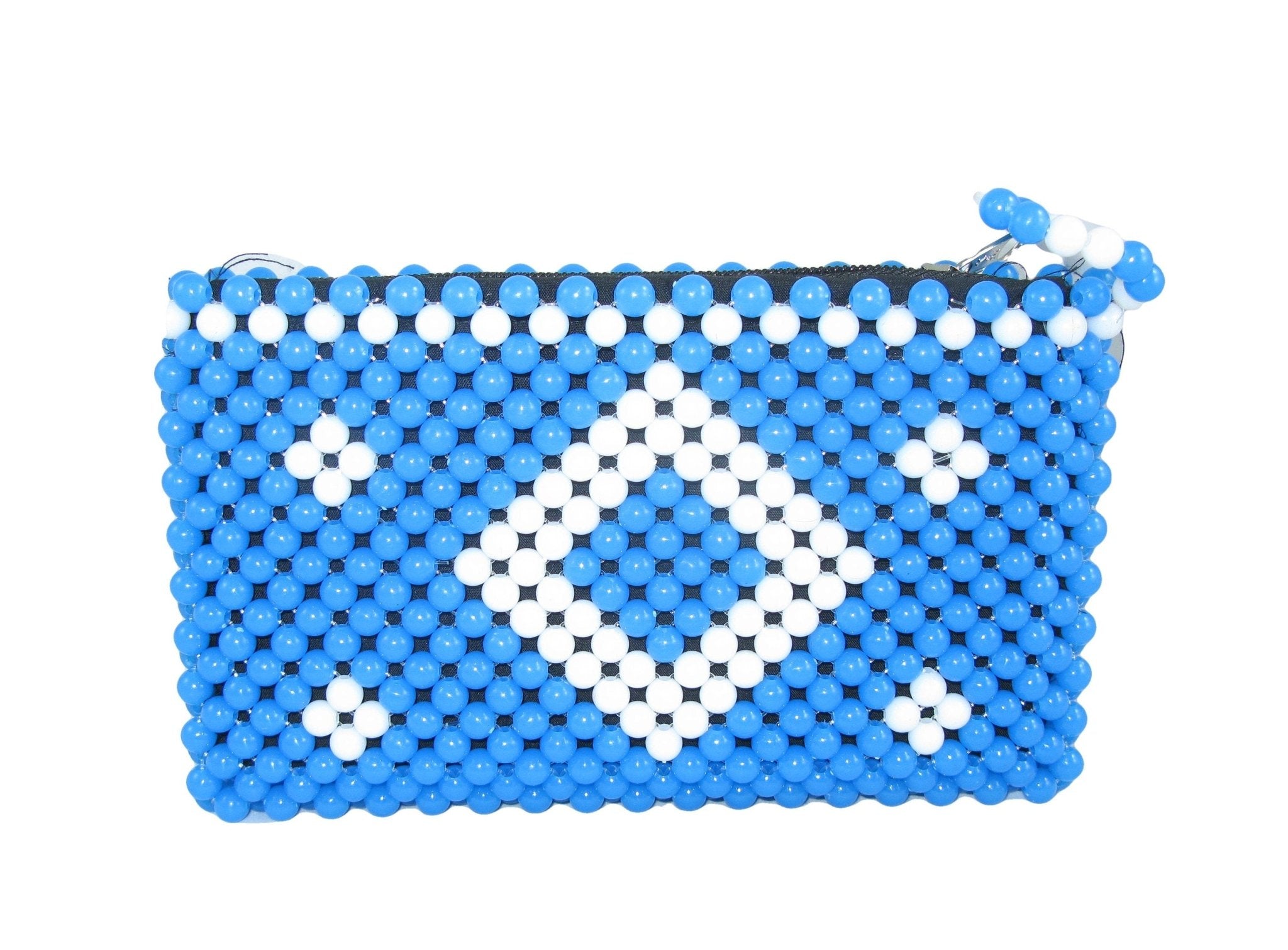 Maassai Design Beaded Leather Fashion Purse Lined with Zipped Pocket many Designs - FriendlyTradingCo