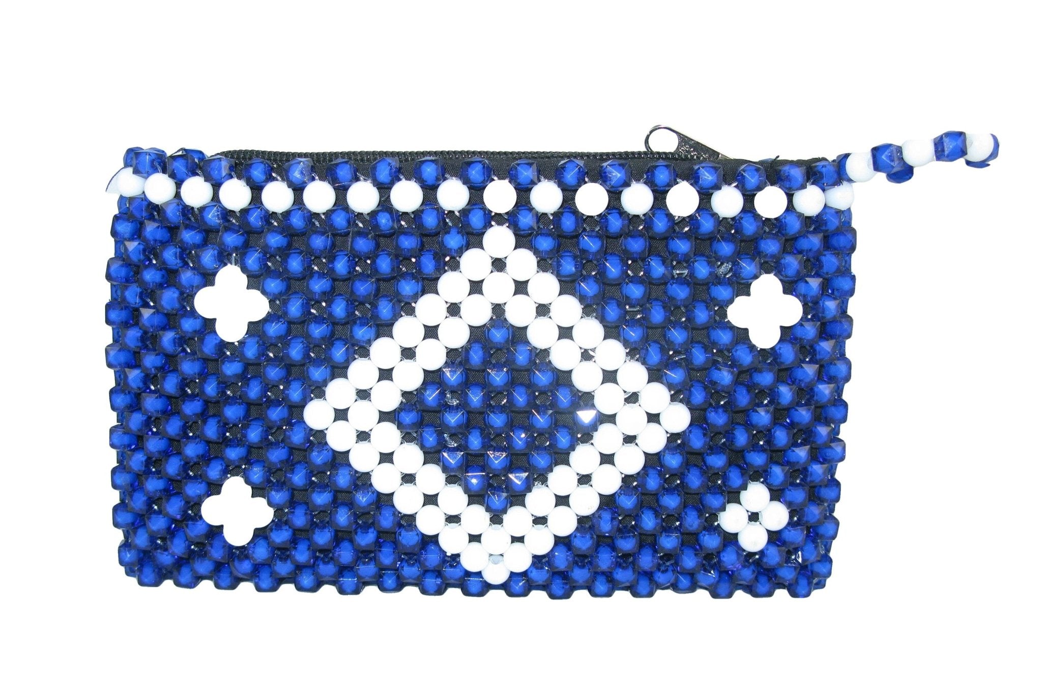Maassai Design Beaded Leather Fashion Purse Lined with Zipped Pocket many Designs - FriendlyTradingCo