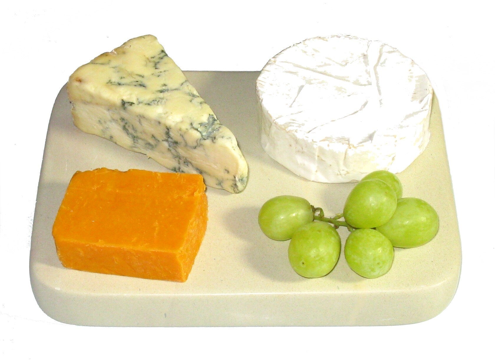 Natural Stone Serving Platter Two sizes Cheese Cold Meats Sushi Fruit Fish Biscuits Bread Desserts Cakes with Storycard - FriendlyTradingCo